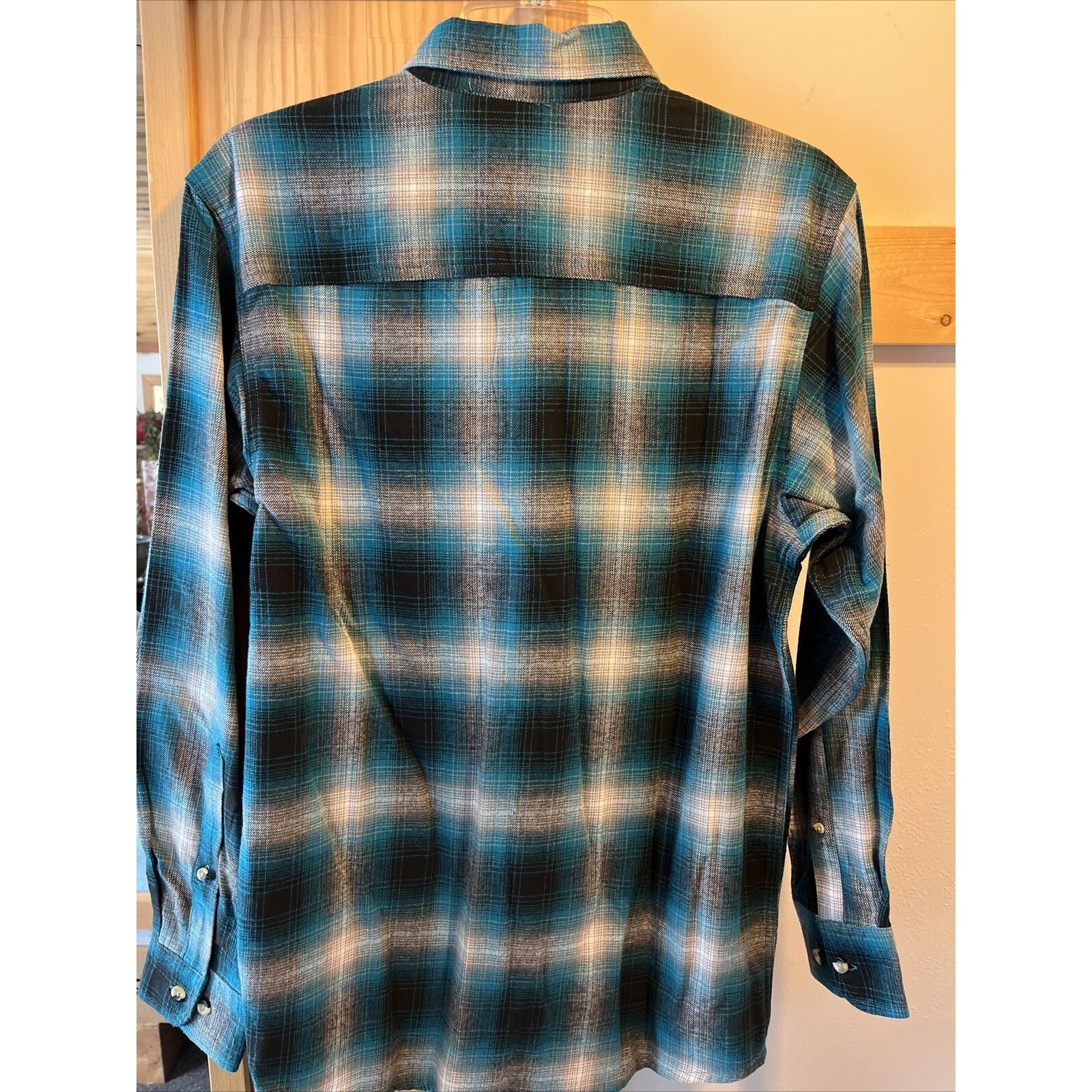Other Hobbs Creek Mens S Blue Plaid LS Button Cotton Flannel Shirt Size US S / EU 44-46 / 1 - 13 Thumbnail