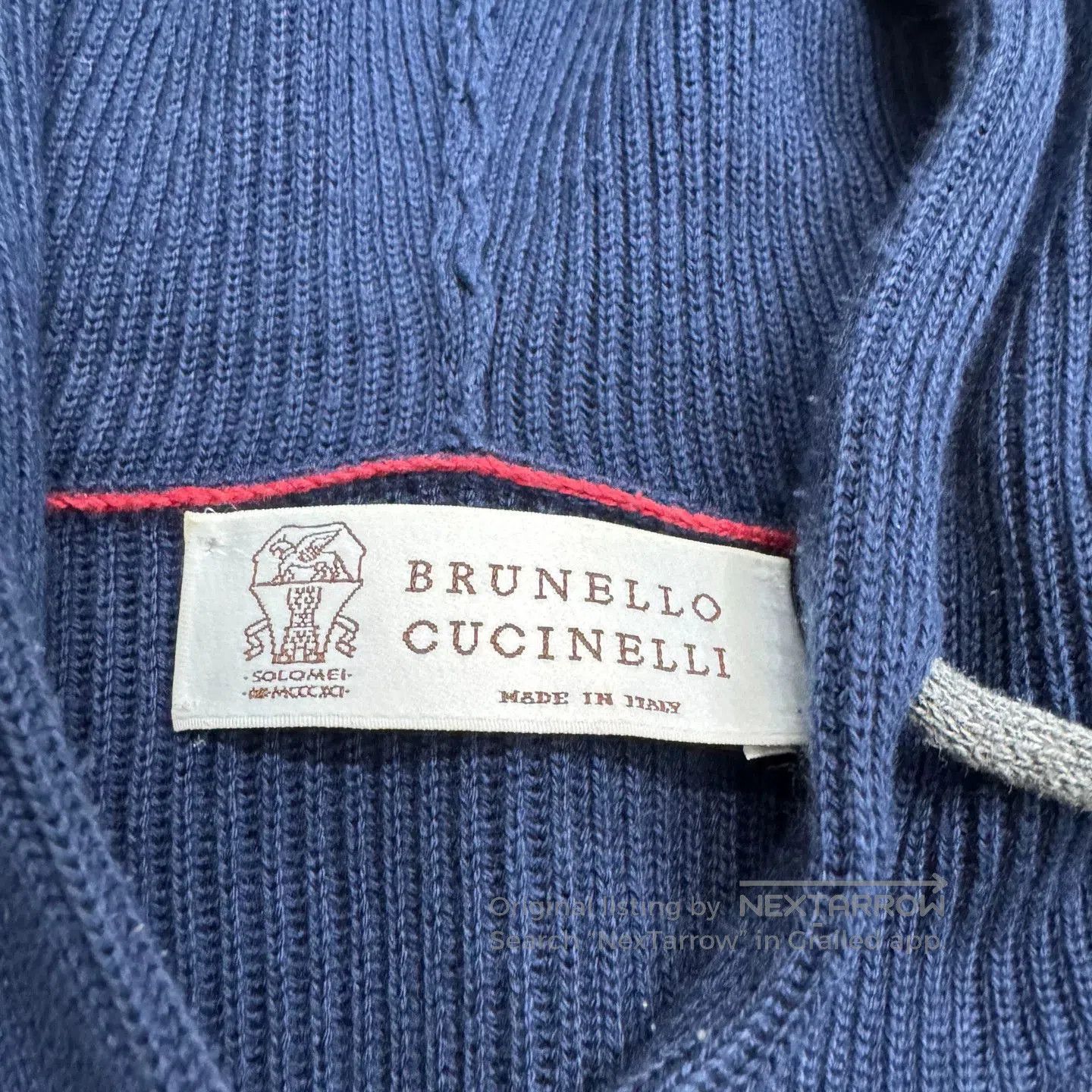 Brunello Cucinelli Brunello Cucinelli Knit Hoodie. Size US XL / EU 56 / 4 - 2 Thumbnail