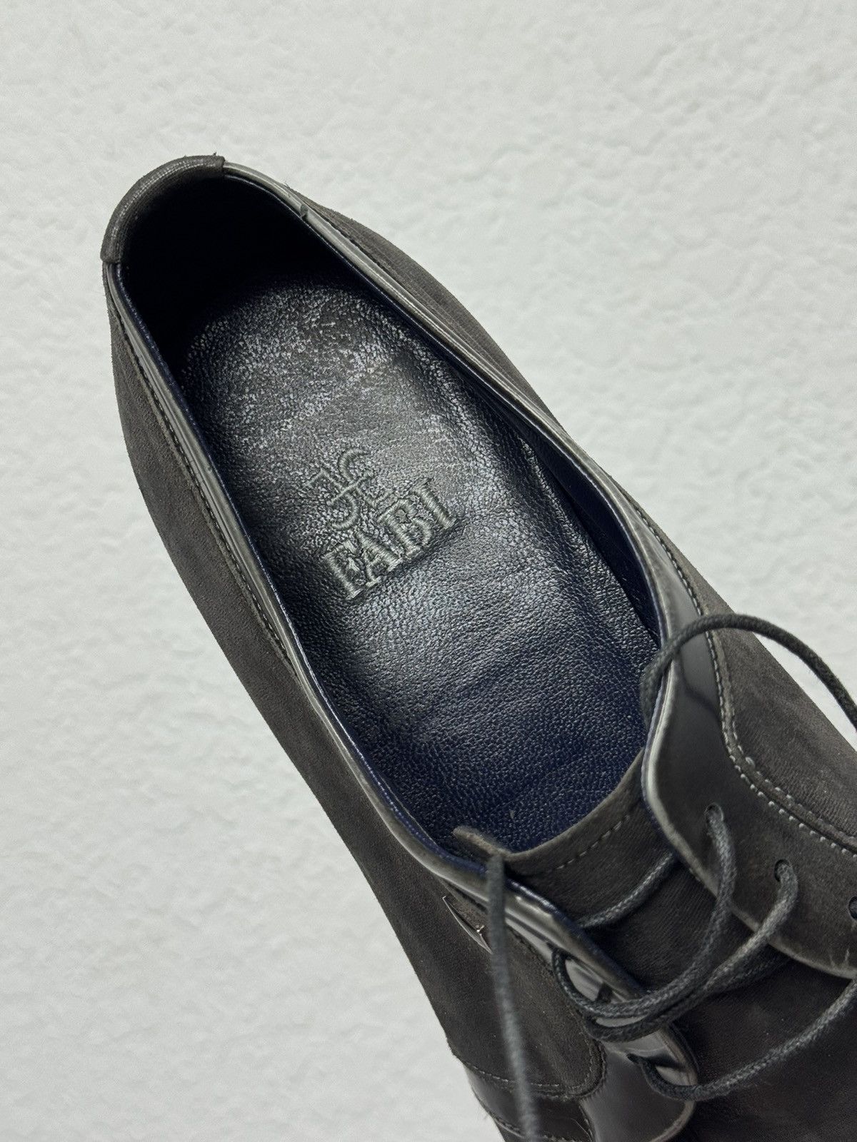 FABI Shoes Luxury FABI Elegant Suede Italian Desig Leather Prada Size US 12 / EU 45 - 14 Thumbnail