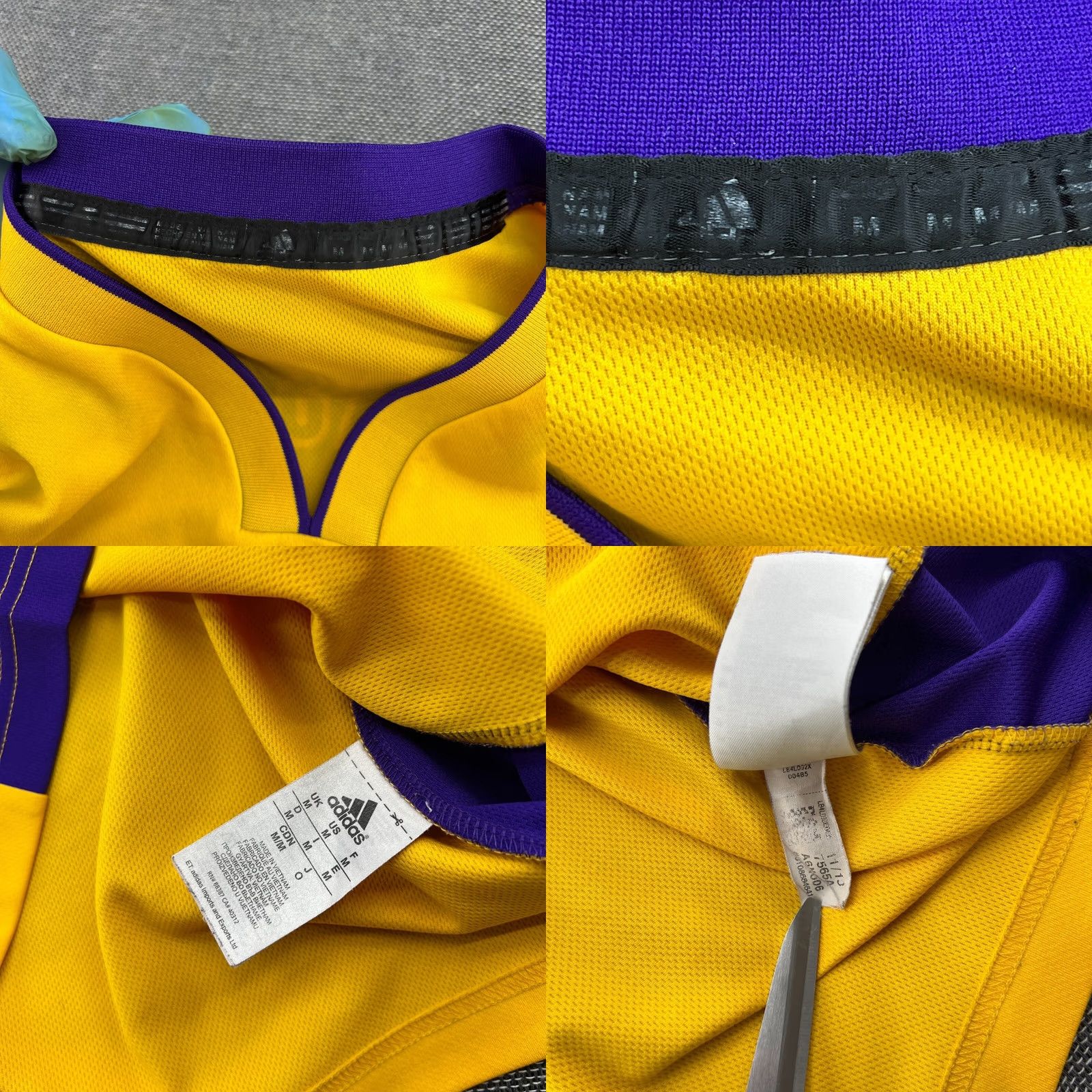 Adidas adidas Los Angeles Lakers Gasol #16 Jersey Basketball Adult Yellow 2013 T-Shirt S Mens Regular Sleeveless Jersey Size US S / EU 44-46 / 1 - 8 Thumbnail
