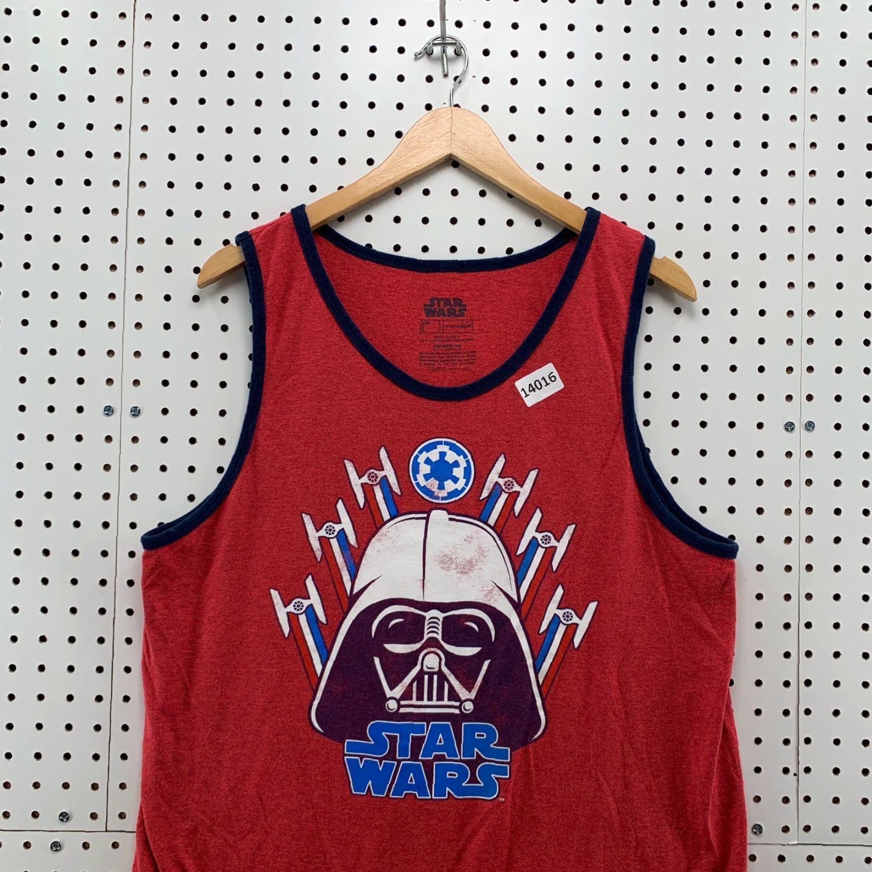 Star Wars Star Wars Darth Vader Red Sleeveless Top Mens Large Front Graphic Size US L / EU 52-54 / 3 - 2 Thumbnail