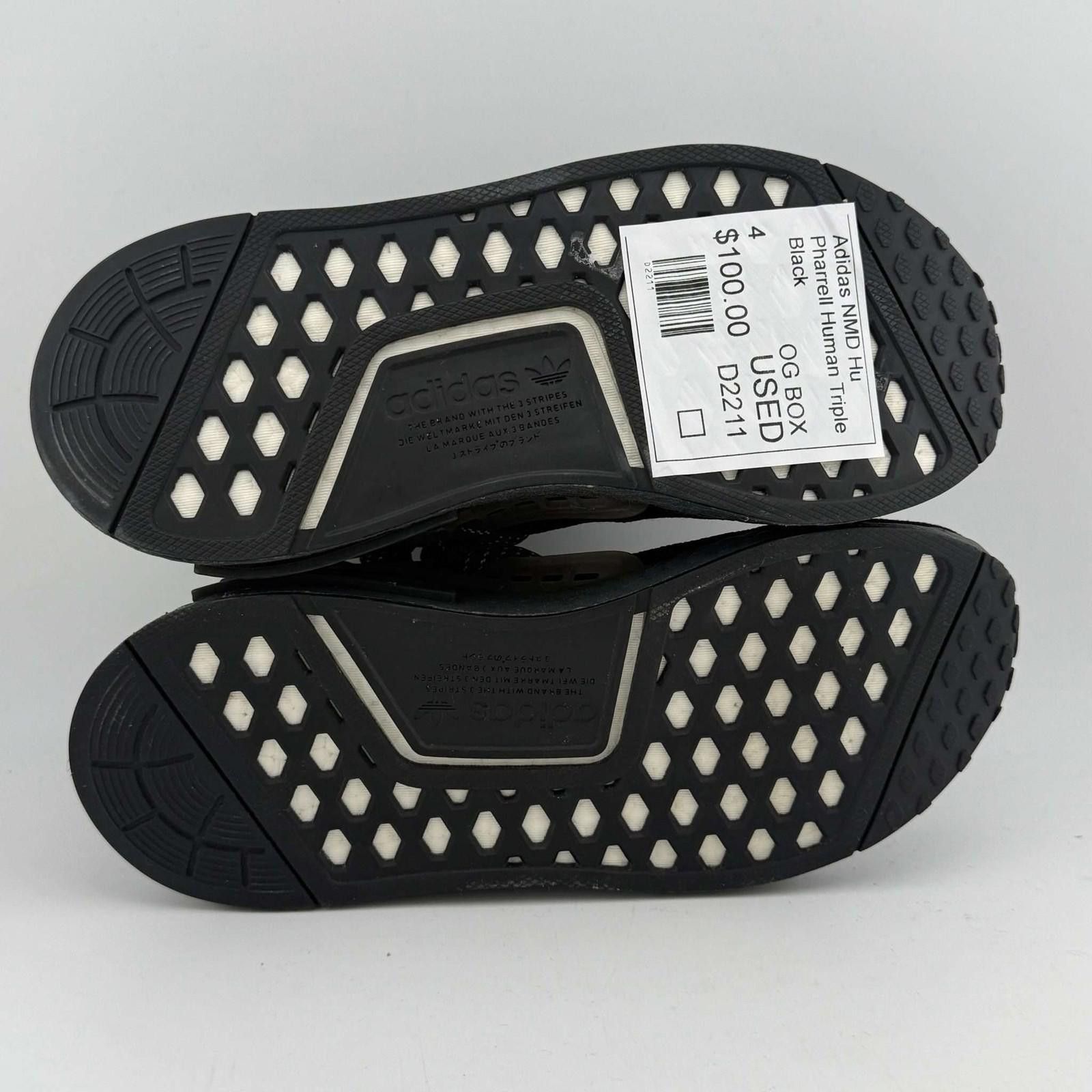 Adidas Adidas NMD Hu Pharrell Human Triple Black US 4 Used with Box Size US 9 / EU 42 - 6 Thumbnail