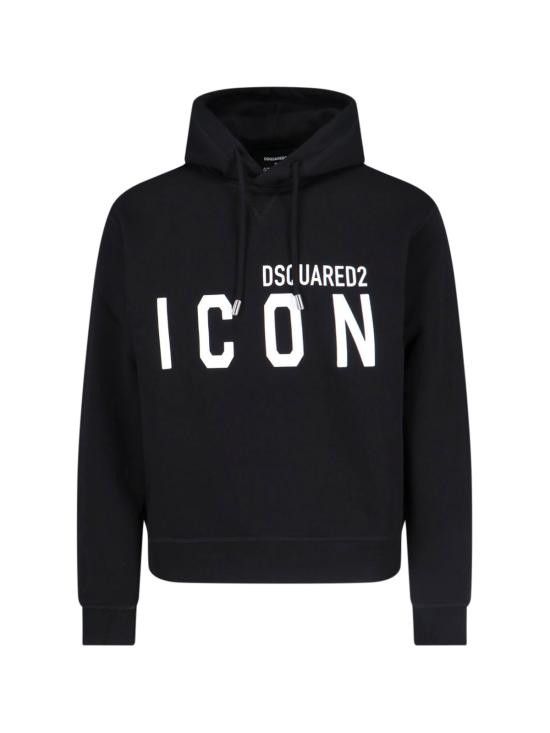 Dsquared2 DSQUARED2 Men Hoodies S79GU0003 D25015 900 Black Size US XL / EU 56 / 4 - 1 Thumbnail