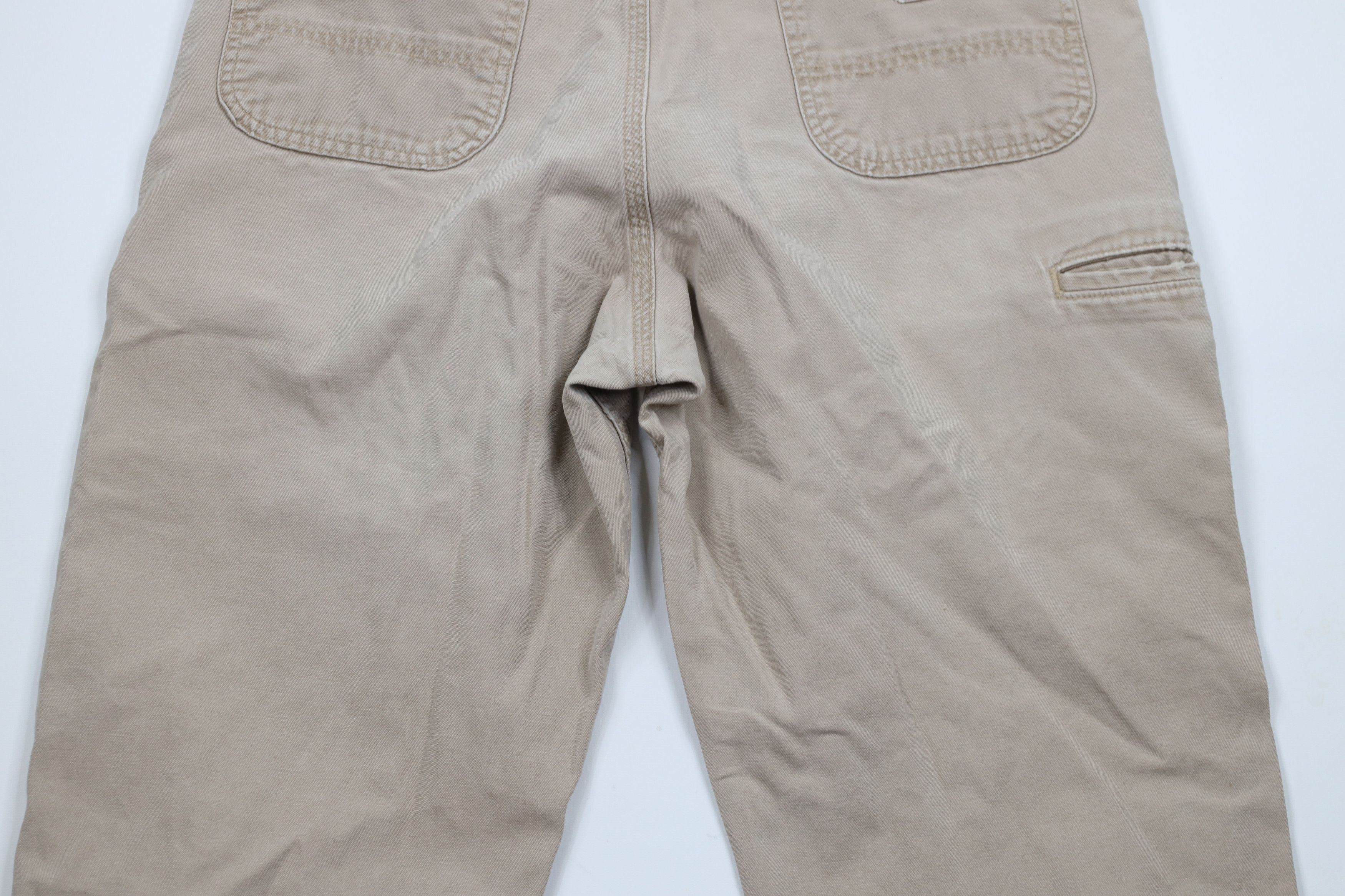Carhartt × Vintage Vintage Y2K Carhartt Canvas Wide Leg Dungaree Pants Beige Size US 36 / EU 52 - 13 Thumbnail