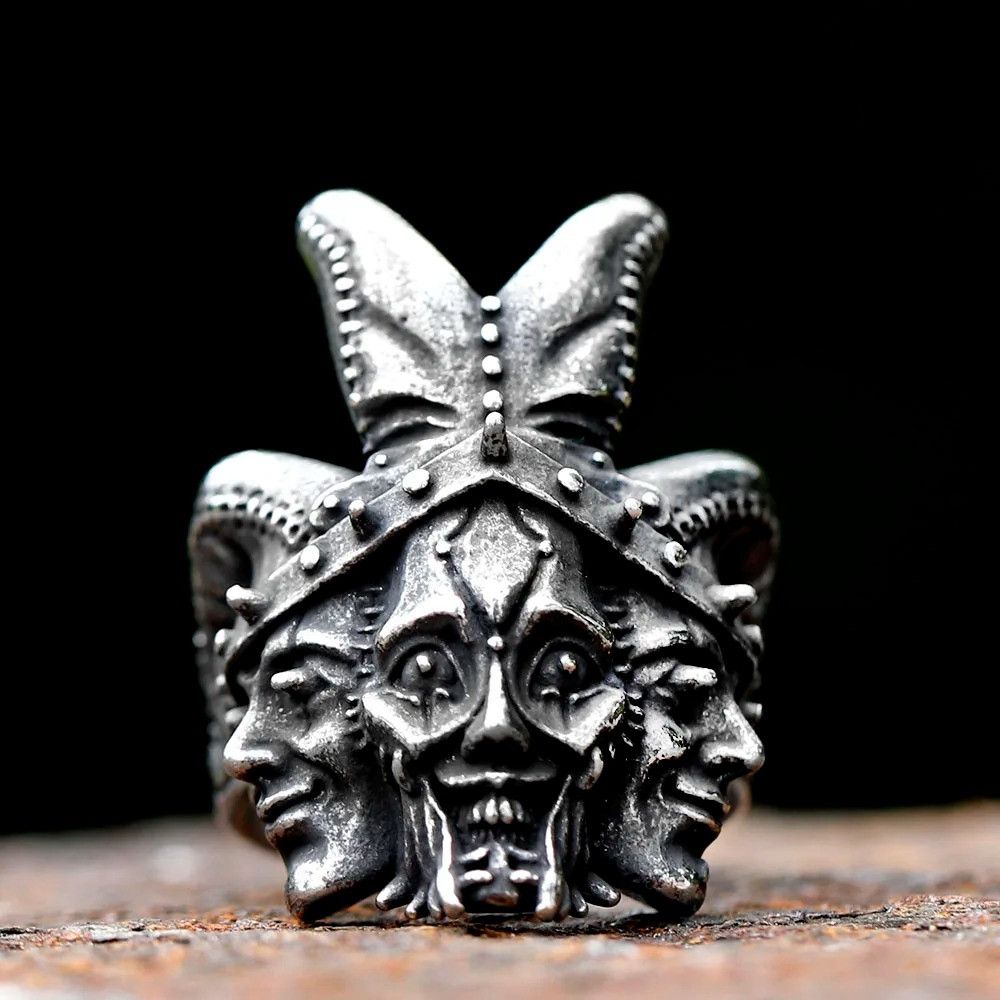 Jewelry Skull Ring Streetwear Jewelry Fashion Gift Size ONE SIZE - 6 Thumbnail