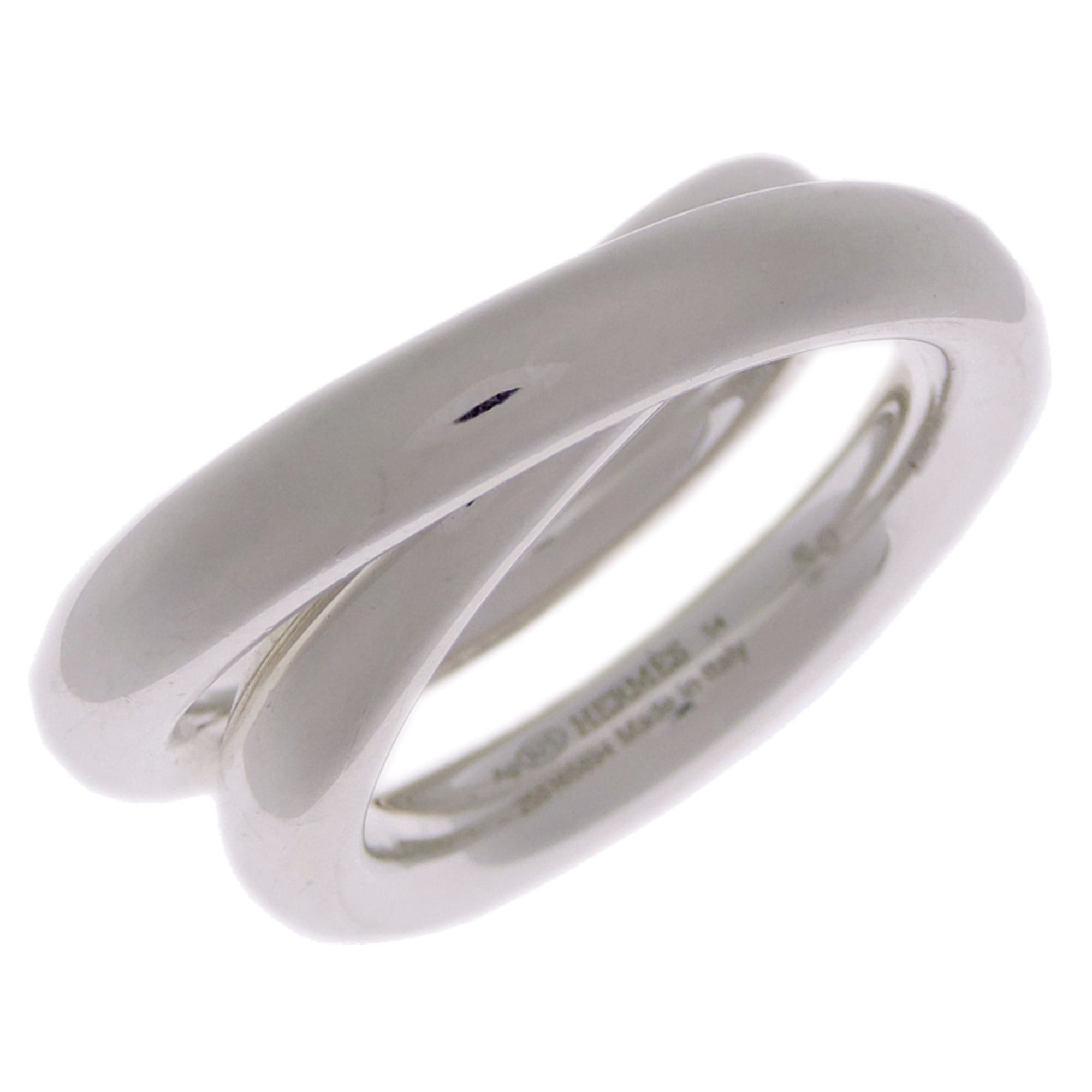 Hermes Hermes Hermès Vertige #54 SV925 Men's Ring H104261B Silver 925 Size ONE SIZE - 1 Thumbnail