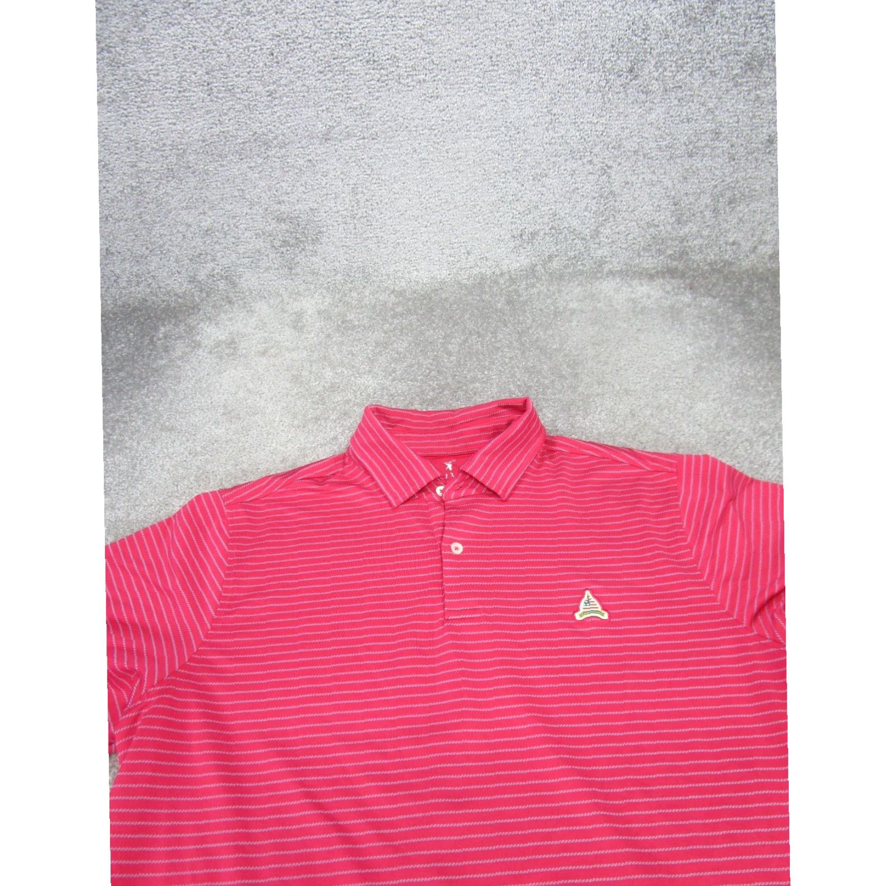 Vintage Fairway Greene Mens Large Extra Large XL Pink Golf Polo Shirt Size US L / EU 52-54 / 3 - 2 Thumbnail