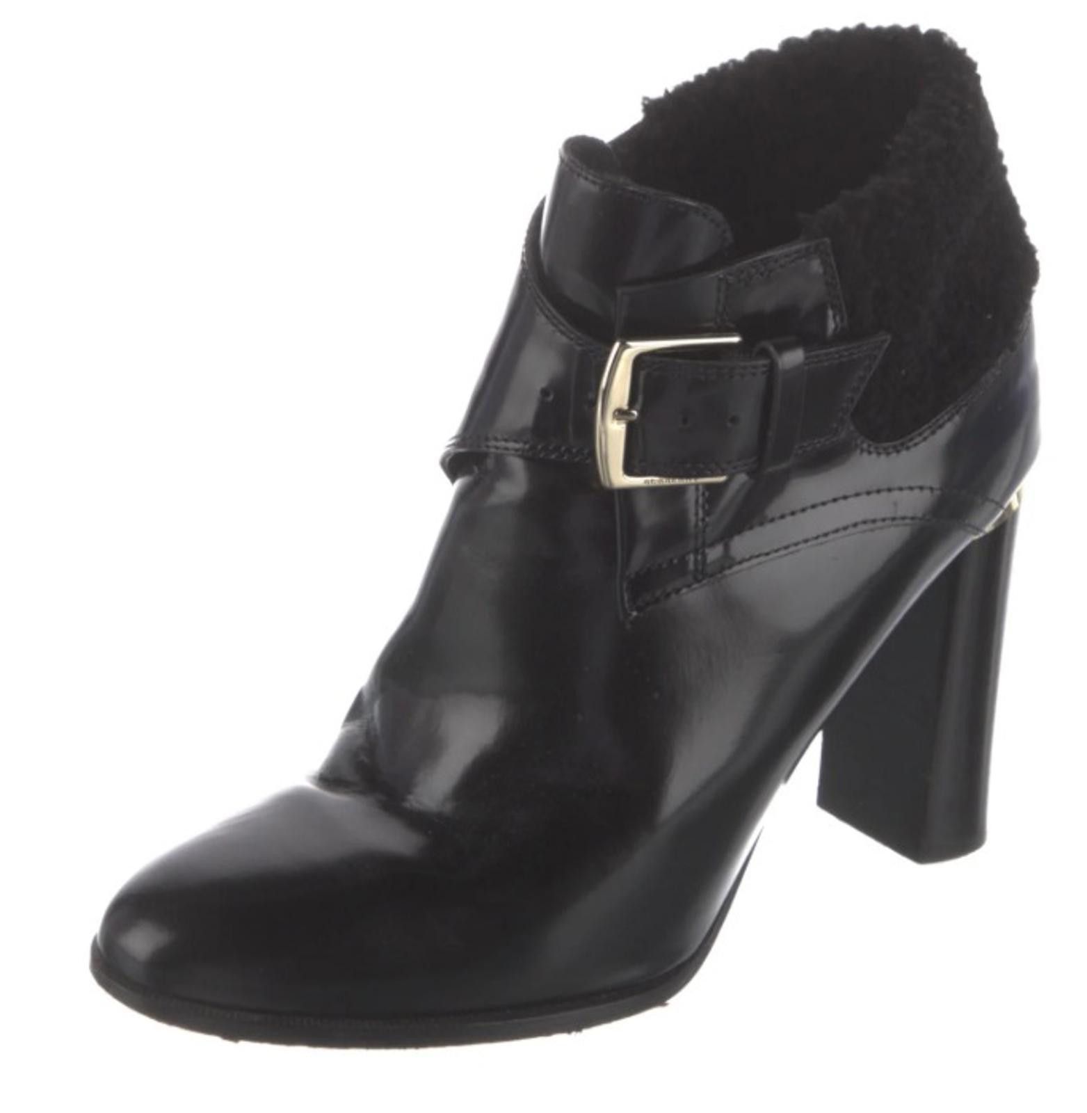 Burberry Burberry Black Patent Leather Boots - SIZE 8.5 Size US 8.5 / IT 38.5 - 1 Thumbnail