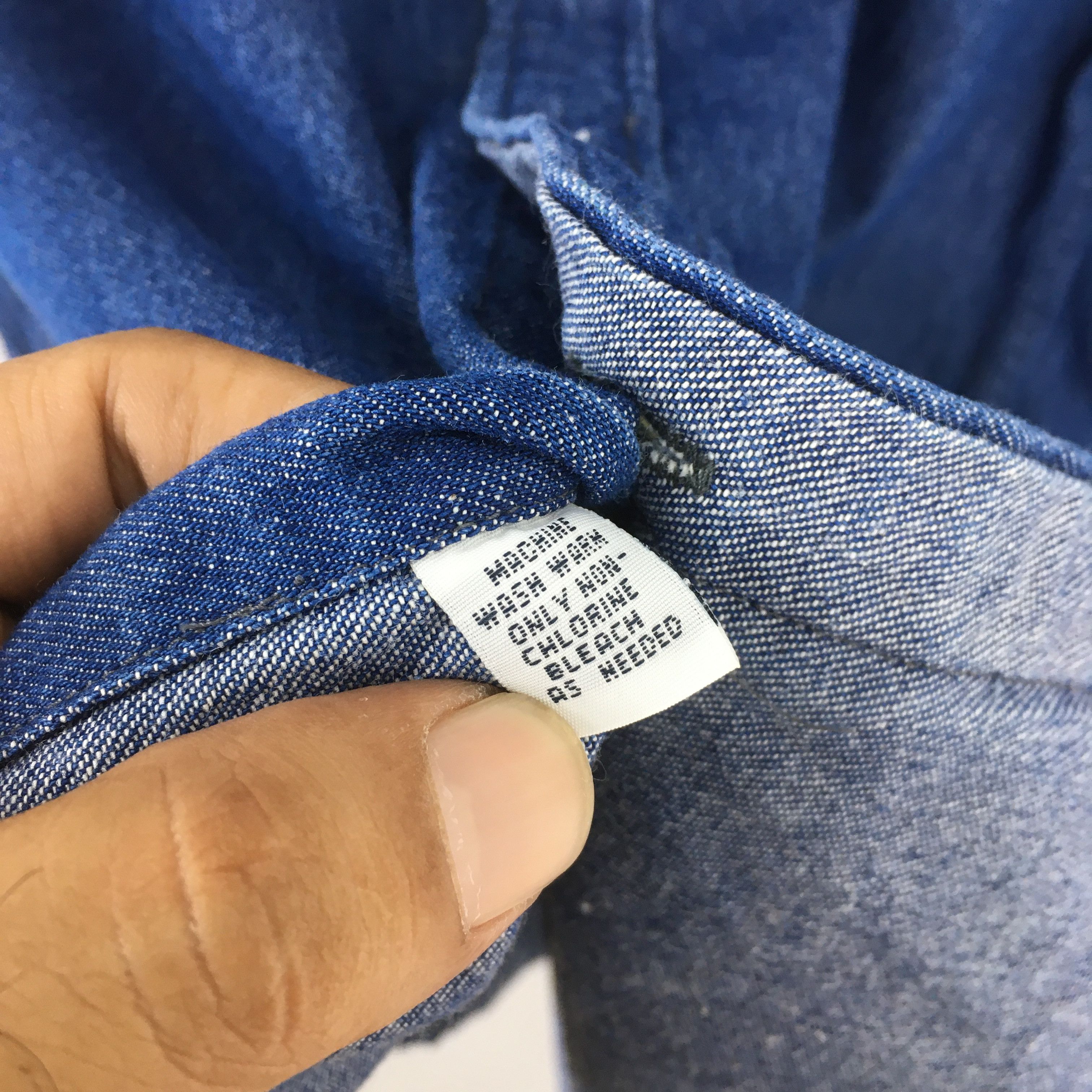 Polo Ralph Lauren Vintage 90s Polo Ralph Lauren Blue Jeans Shirt Medium Size US M / EU 48-50 / 2 - 6 Thumbnail