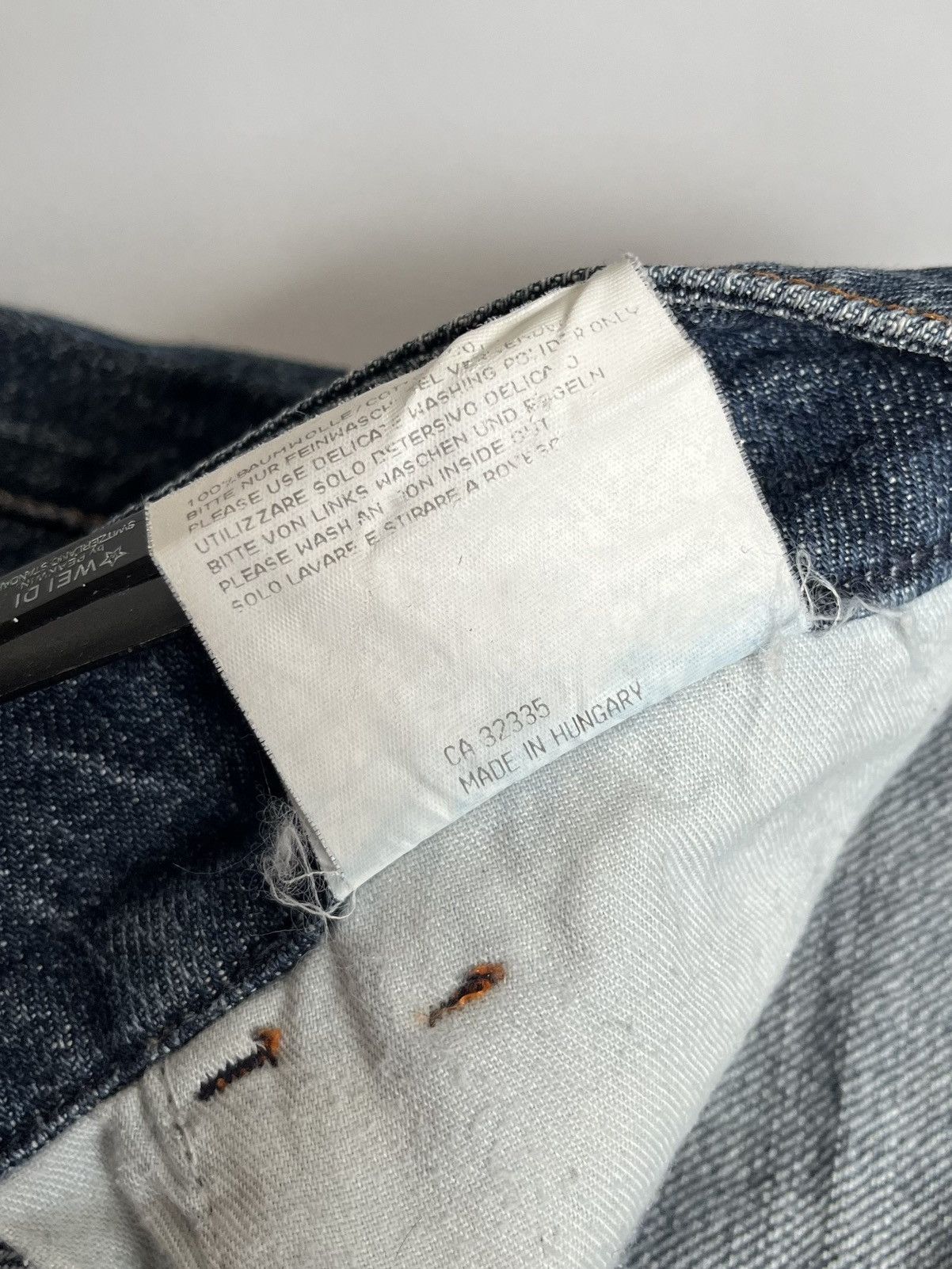Walter Van Beirendonck Walter Van Beirendonck Wild & Lethal Dark Blue Denim Jeans Size 26" / US 2 / IT 38 - 6 Thumbnail