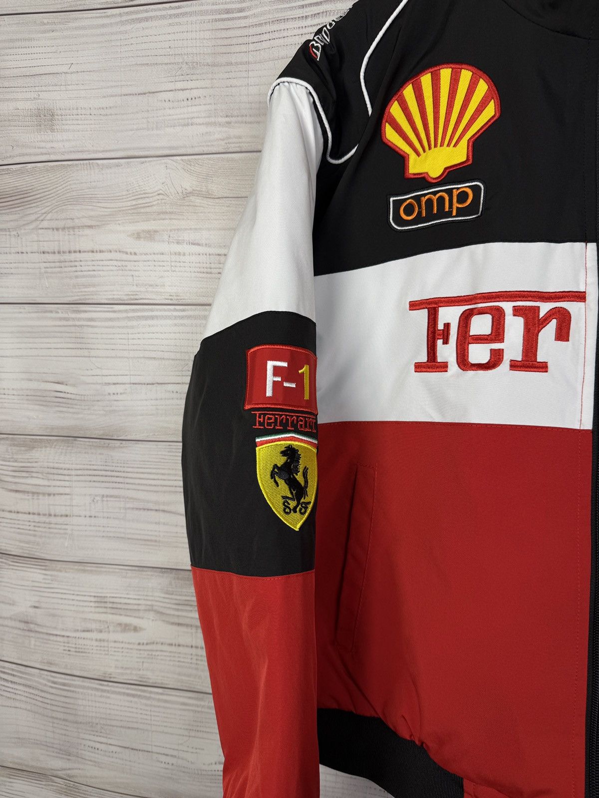 Ferrari Racing Jacket Ferarri Big Logo Rare Size US L / EU 52-54 / 3 - 4 Thumbnail