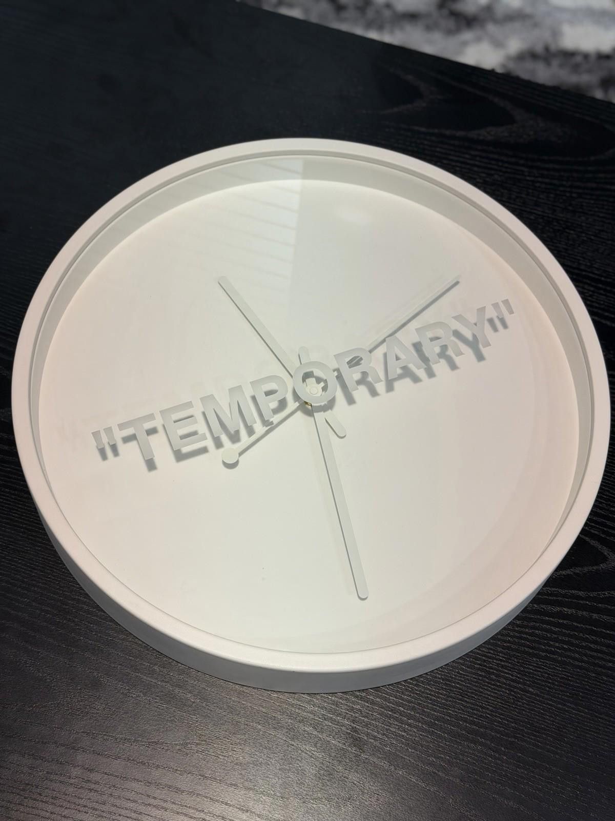 Ikea Virgil Abloh x IKEA MARKERAD Temporary Wall Clock Off-White Size ONE SIZE - 3 Thumbnail