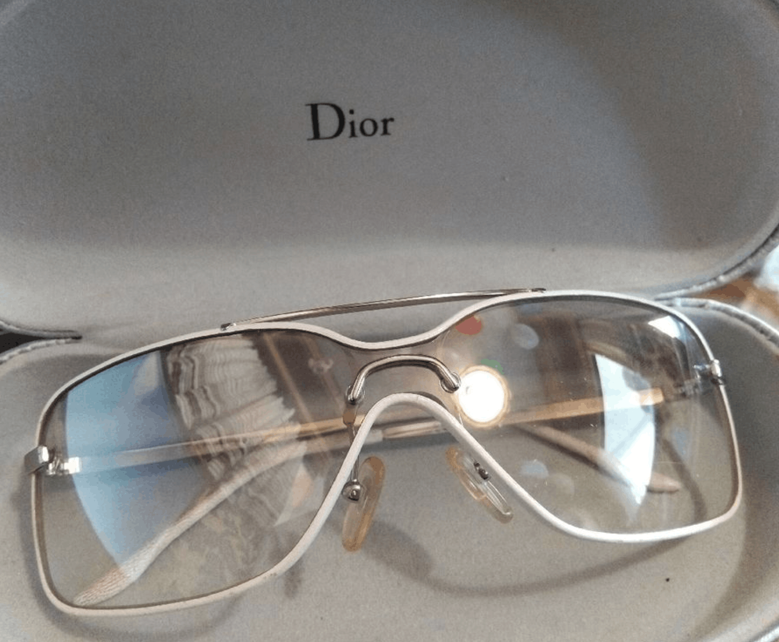 Dior Dior Sunglasses Motard Ski Bike Pop Rimless Vintage Size ONE SIZE - 2 Thumbnail