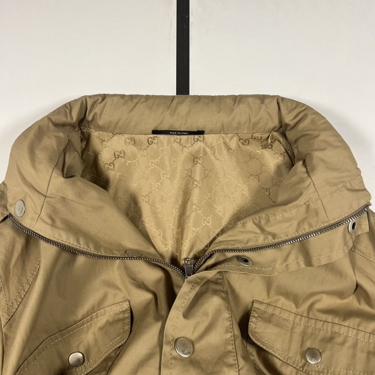 Gucci |[ FW08 Gucci M65 Military Field Jacket ]| Size US XL / EU 56 / 4 - 11 Thumbnail