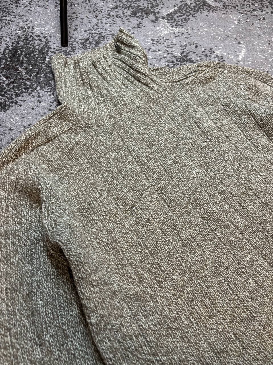 Vintage Y2K Diesel Wool Long Collar Knitted 1/4 Zip Sweater