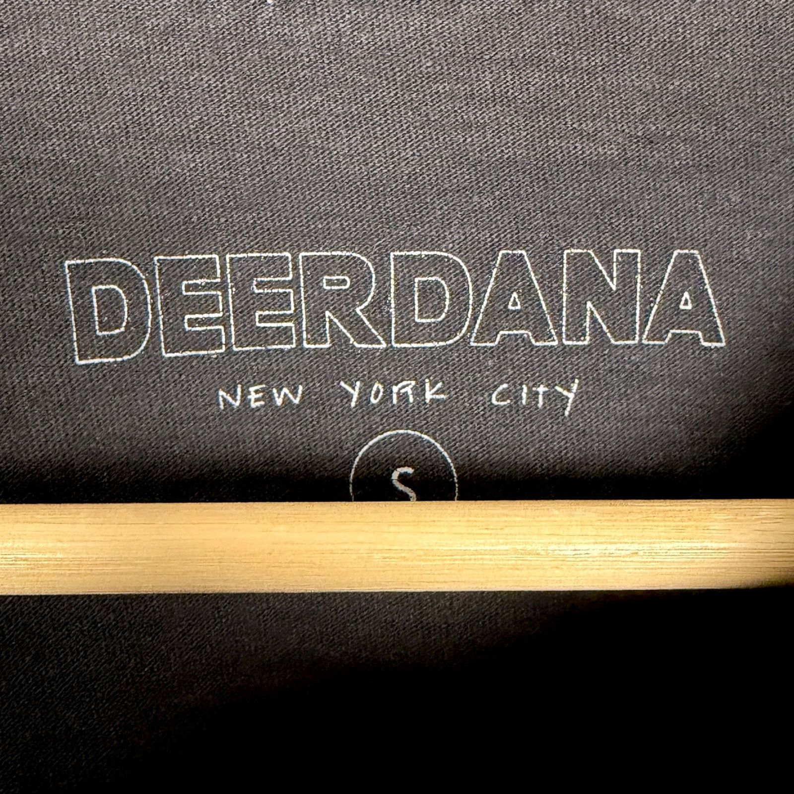 DEERDANA Deerdana Dancing Skeletons Men's S Faded Black L/S T Shirt Size US S / EU 44-46 / 1 - 3 Thumbnail