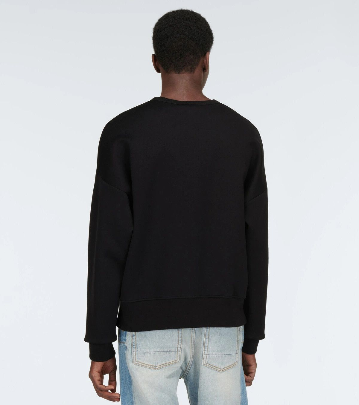 Alexander McQueen o1w1db10725 Embroidered Sweatshirt in Black Size US XXS / EU 40 - 4 Thumbnail