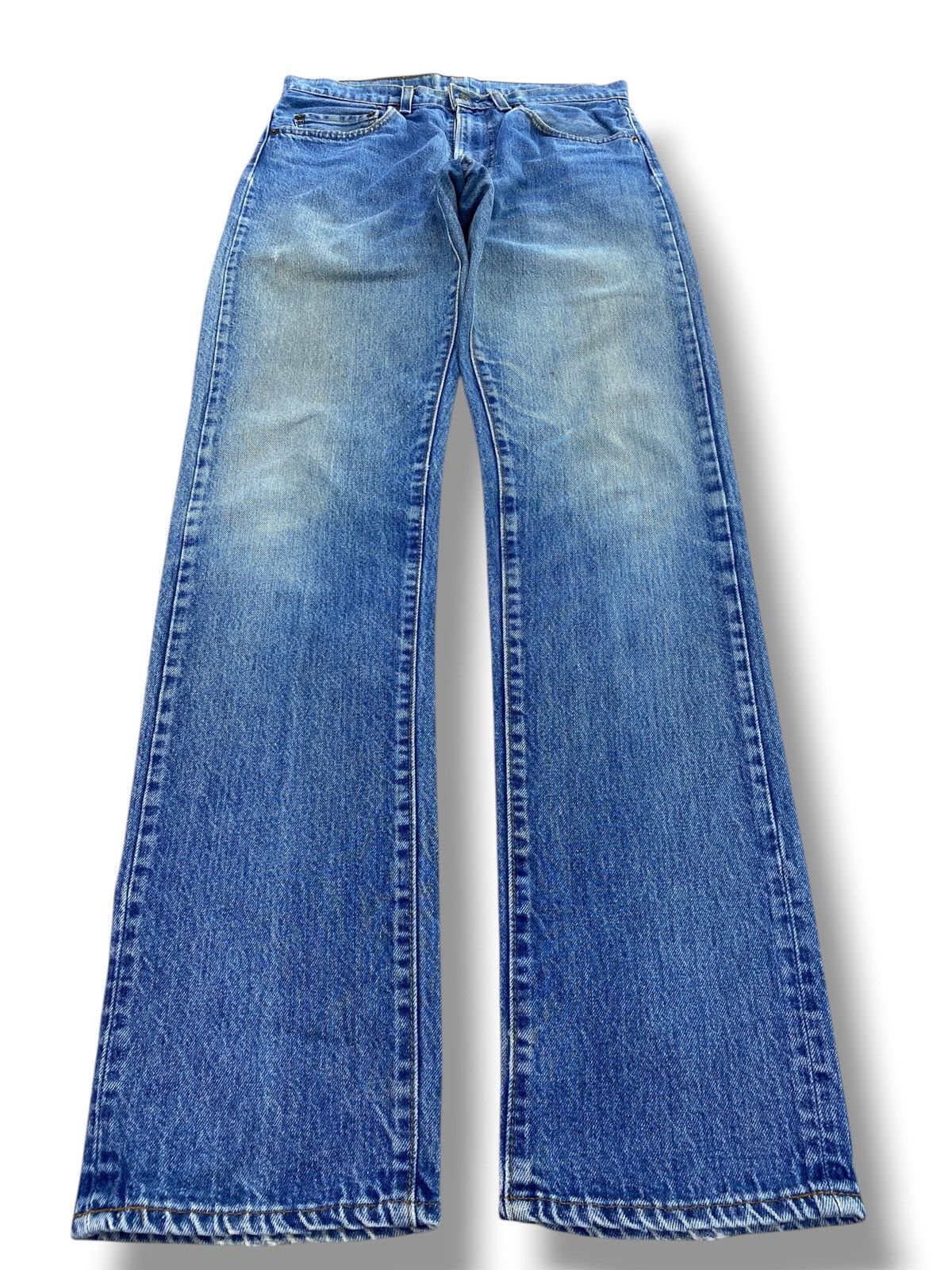 Levi's Levi’s Blue Faded Wash Straight Cut Style Jeans Size US 31 - 1 Thumbnail