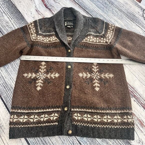 Eddie Bauer Vintage Eddie Bauer “Legend” Wool Brown Patterned Women's Ca Size L / US 10 / IT 46 - 7 Thumbnail