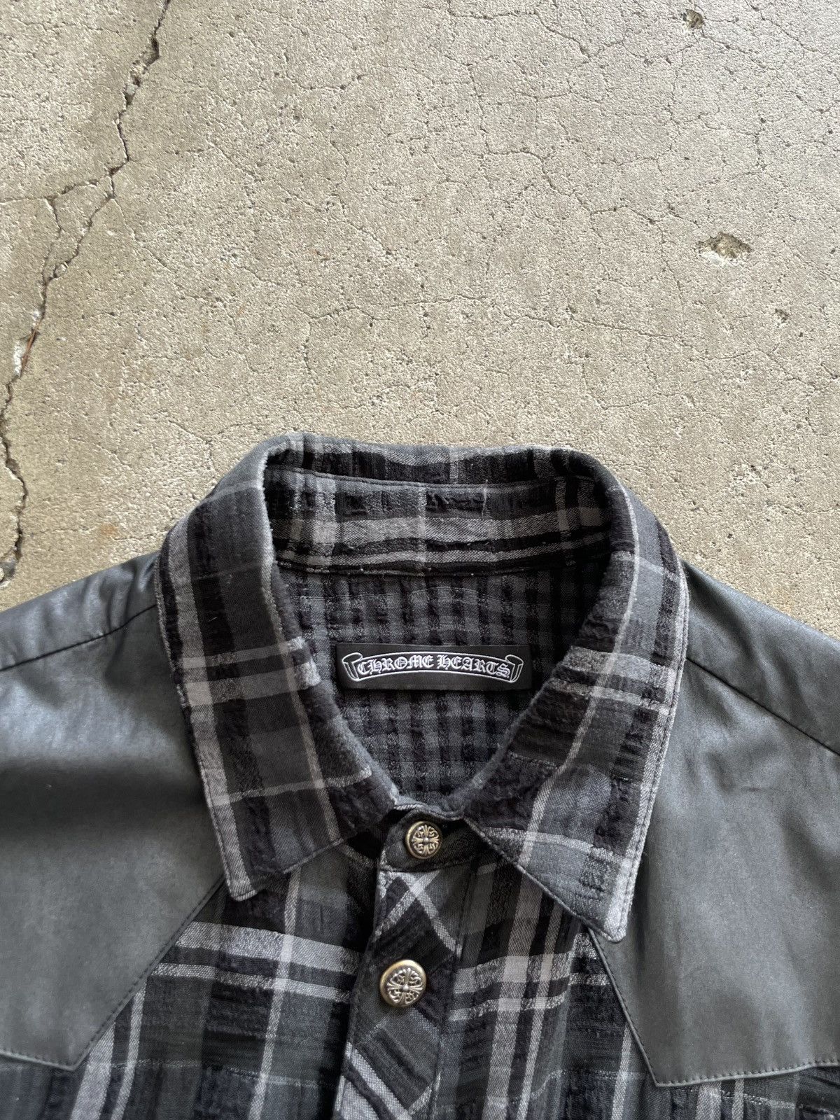Chrome Hearts Chrome Hearts Cross Patch Flannel Size US L / EU 52-54 / 3 - 11 Thumbnail