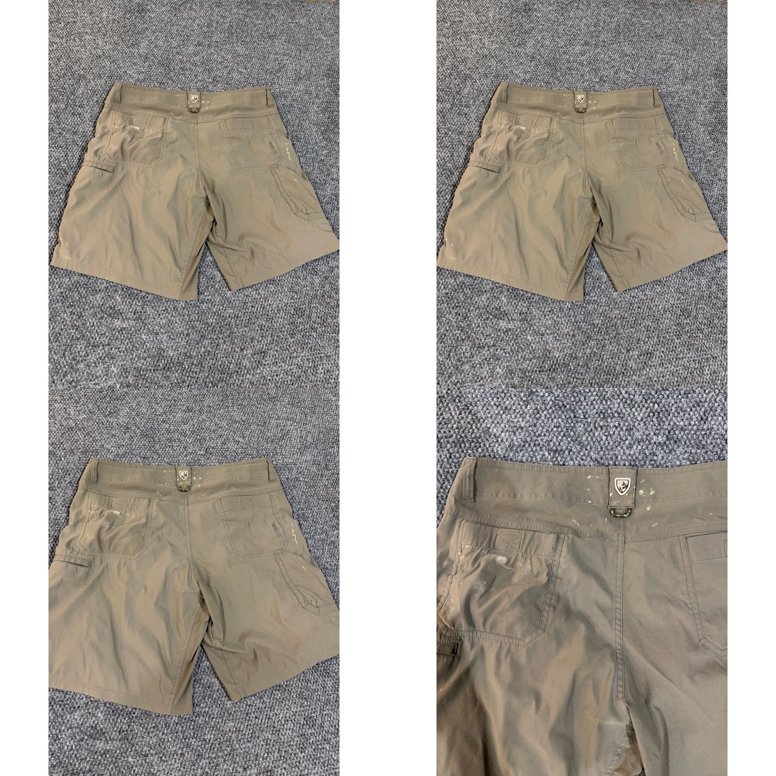 Vintage Kuhl Cargo Shorts Mens 38 Tan Hiking Outdoor Utility Zip Pockets nature Cargo Pocket Pockets UV Quick Dry Moisture Wicking Sun UV Protect Non-stain? Size US 38 / EU 54 - 8 Thumbnail