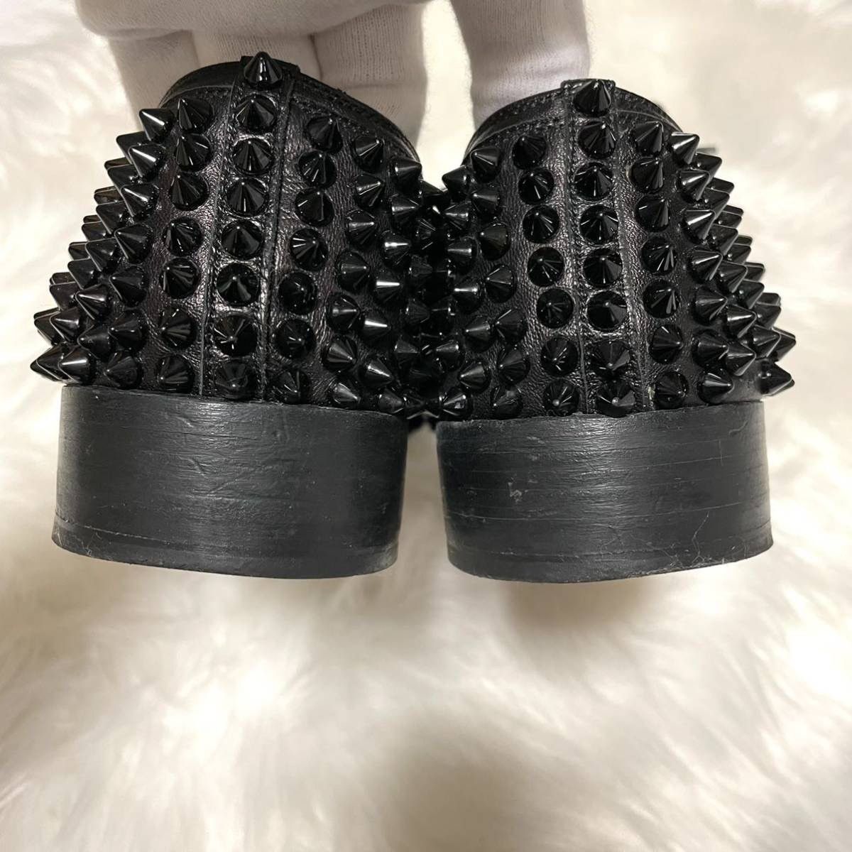 Christian Louboutin Authentic Christian Louboutin Freddie Studded Lace-Up Shoes Size US 7.5 / EU 40-41 - 7 Thumbnail