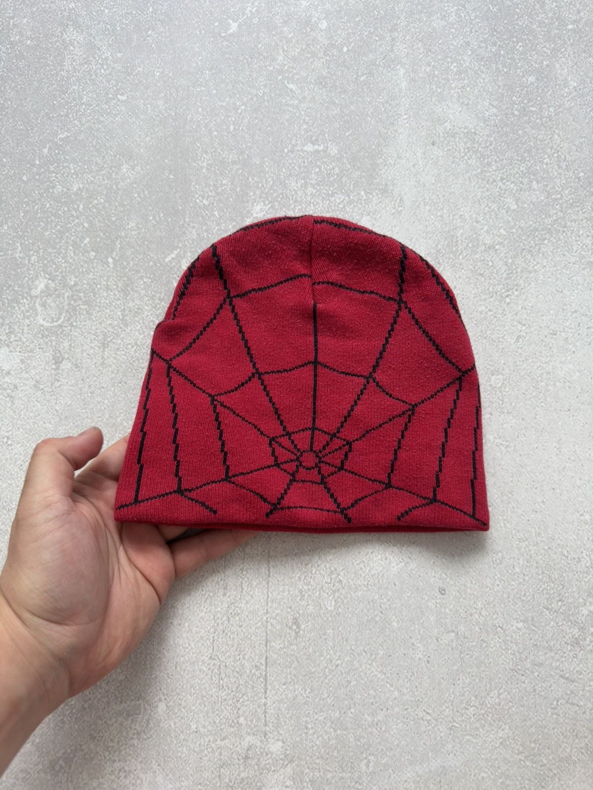 Marvel Comics Spider Man Y2K Marvel Big Logo Eye Beanie Hats One Size Size ONE SIZE - 6 Thumbnail