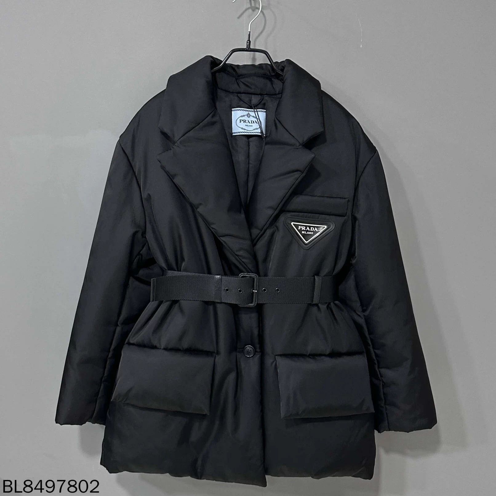 Prada PRADA Nylon Down Jacket w/ Triangle Logo - Size 40 Size M / US 6-8 / IT 42-44 - 1 Thumbnail
