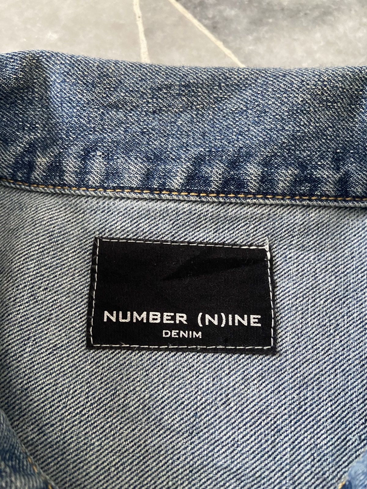 Number (N)ine Number Nine Trucker Denim Jacket Size Medium Size US M / EU 48-50 / 2 - 2 Thumbnail