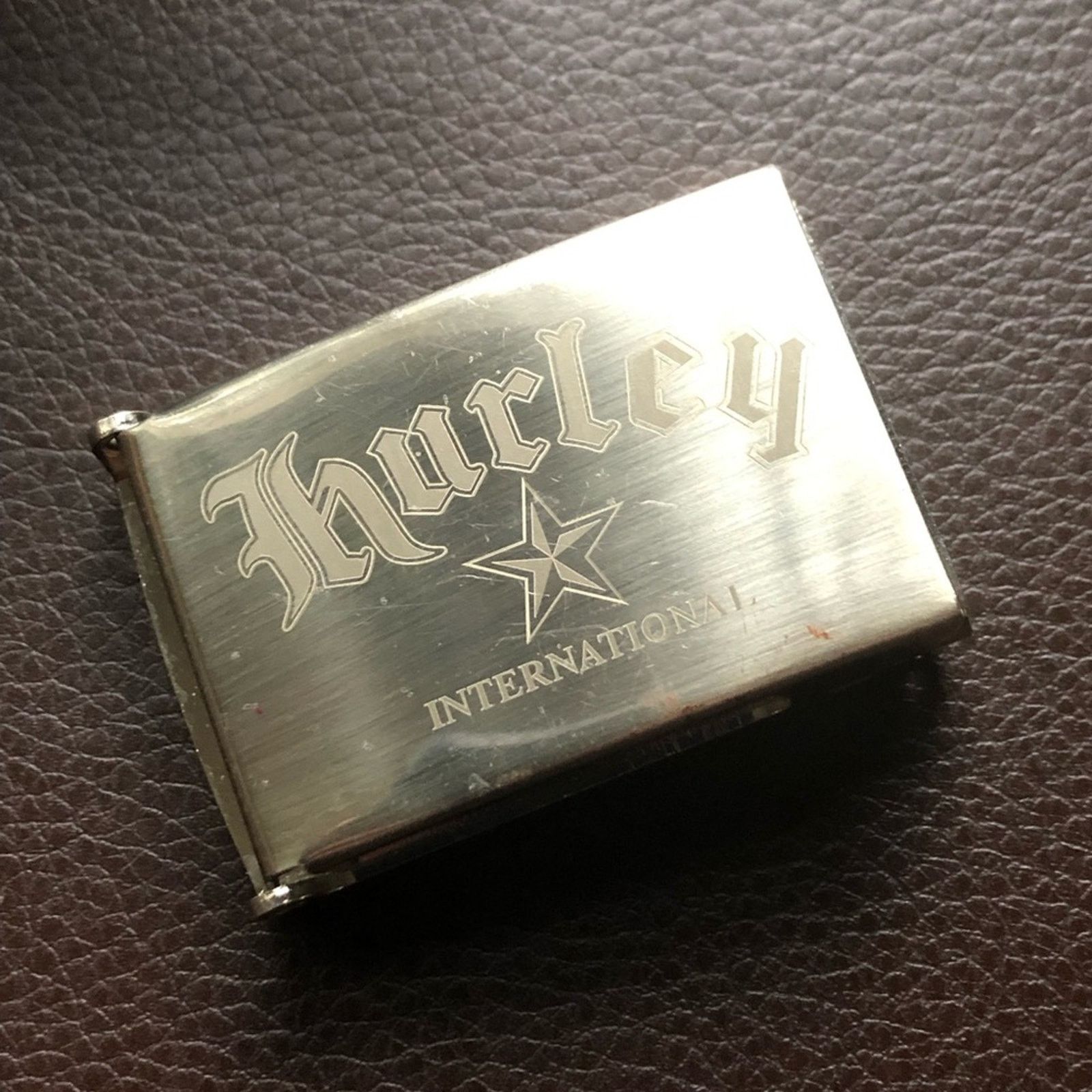 Hurley Vintage Hurley International silver belt buckle Size ONE SIZE - 2 Thumbnail