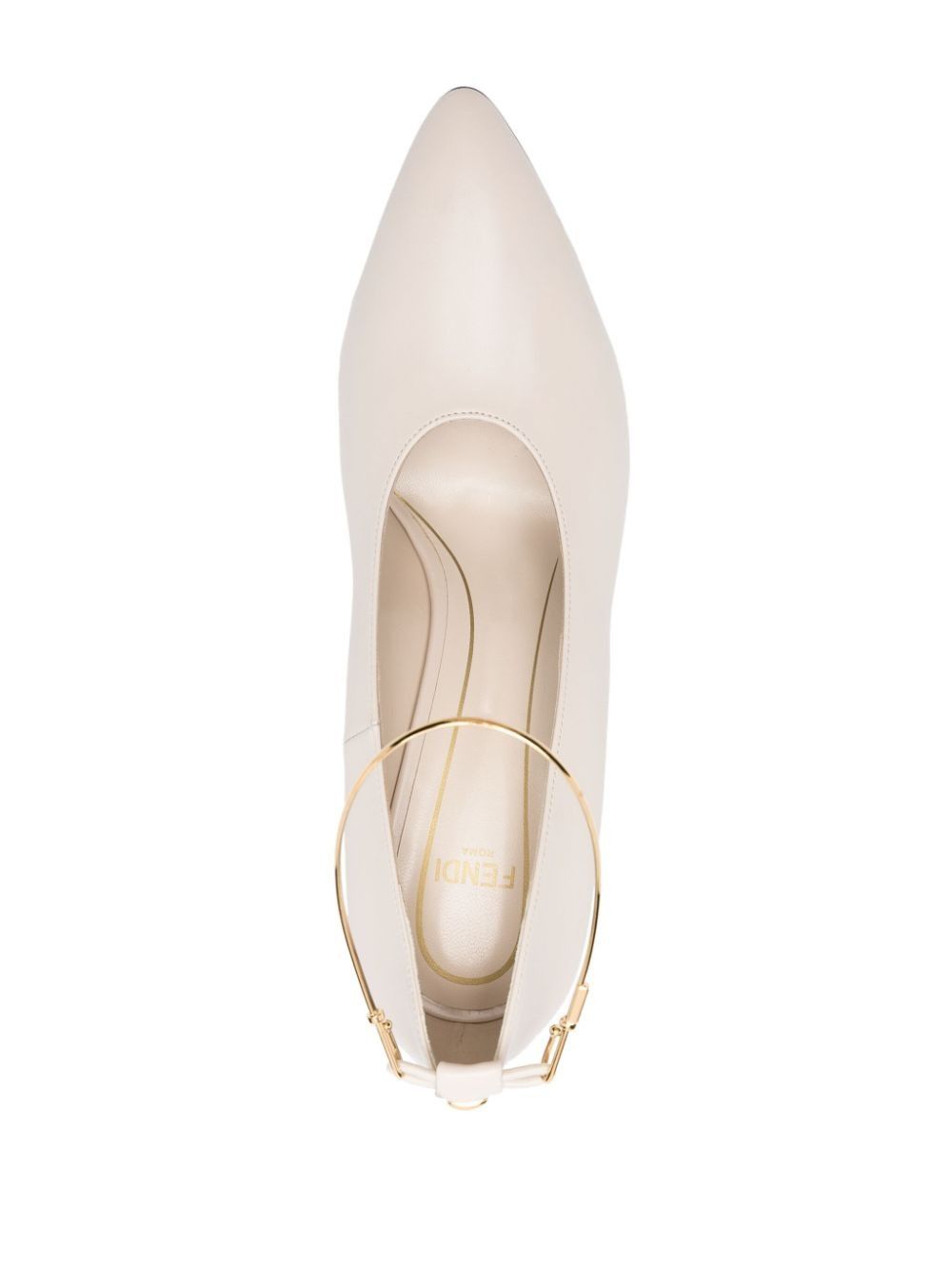 Fendi o1s1wg110425 Mules in White Size US 10 / IT 40 - 3 Thumbnail