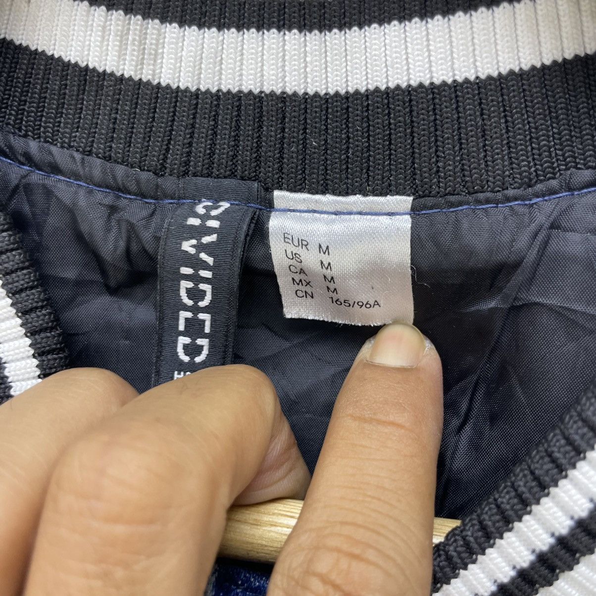 Japanese Brand Everyday Have A Great Day Bomber Denim Varsity Jacket Size US M / EU 48-50 / 2 - 6 Thumbnail