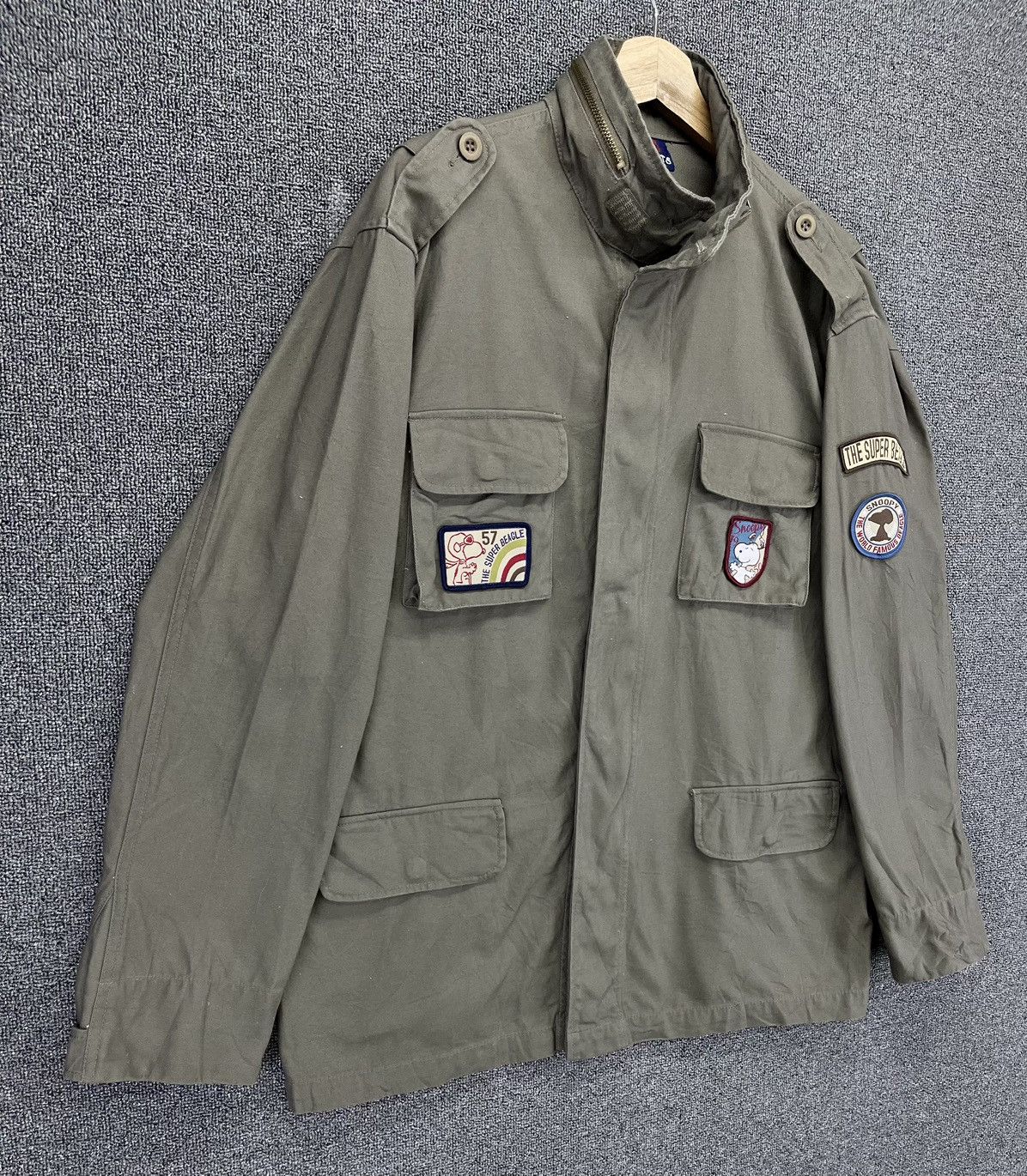 Peanuts Vintage Peanuts The Super Beagle Military M65 Jacket Size US L / EU 52-54 / 3 - 2 Thumbnail