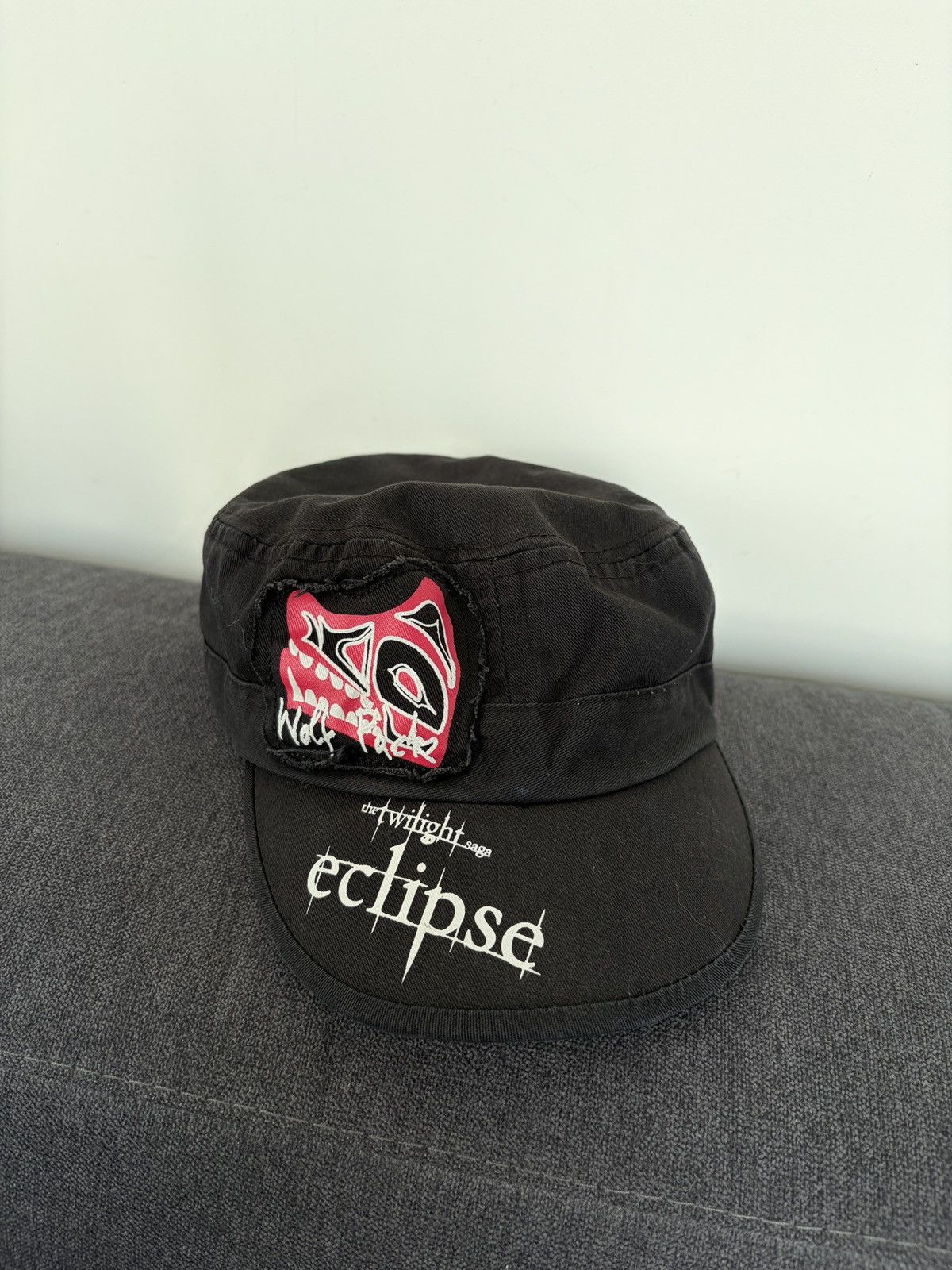 Vintage TWILIGHT Eclipse Movie Promo Black Cap Hat Size ONE SIZE - 3 Thumbnail