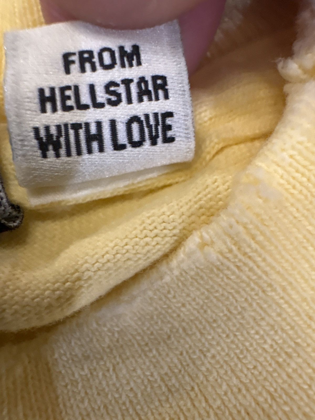 HELLSTAR HELLSTAR Yellow Crack Tee size medium New authentic Size US M / EU 48-50 / 2 - 10 Thumbnail