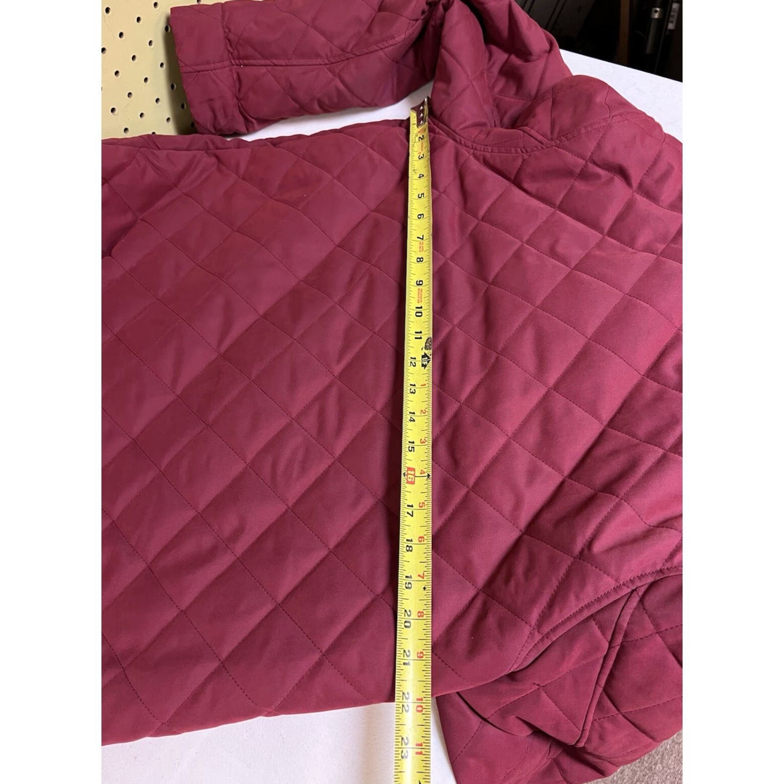 Orvis Orvis Women’s Red Plaid Quilted Chore Coat Jacket Button Down Sz Large Pockets Size L / US 10 / IT 46 - 7 Thumbnail