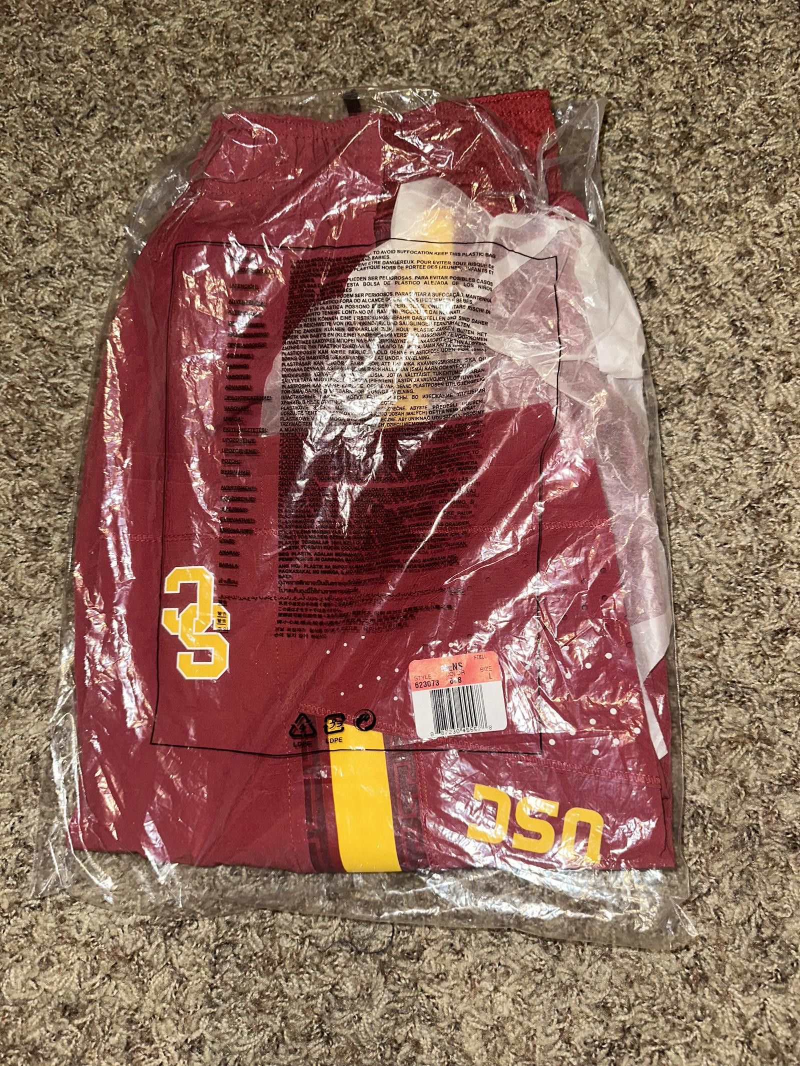 Nike RARE Nike Men's USC Primetime Victory Basketball Shorts 2016 Size US 34 / EU 50 - 9 Thumbnail