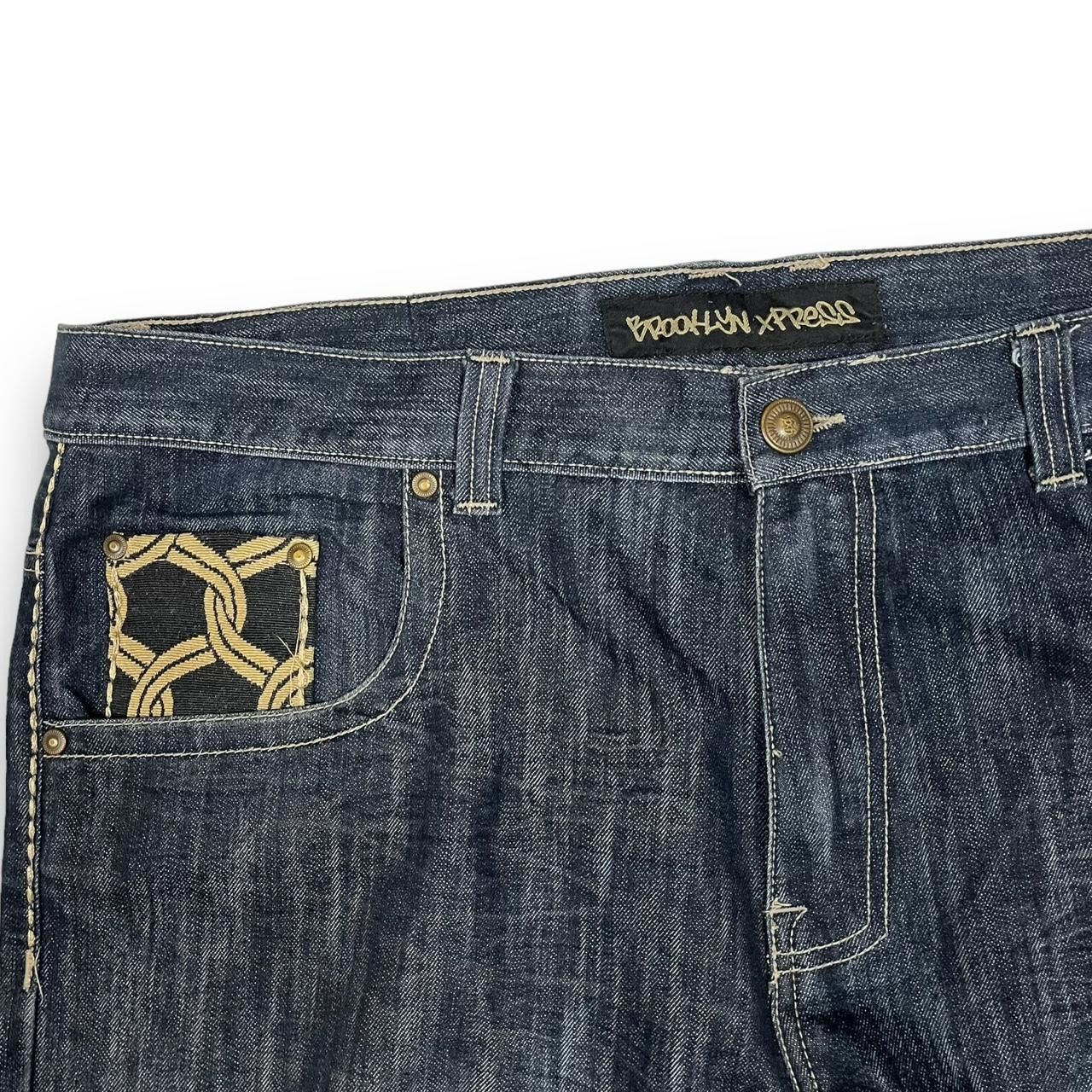 Designer Men's Navy and Blue Shorts Size US 42 / EU 58 - 5 Thumbnail