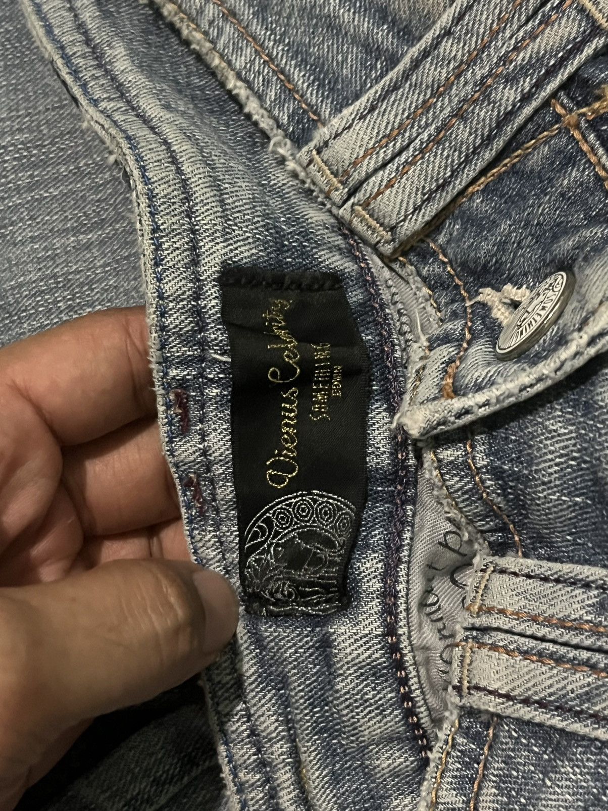 Edwin × Japanese Brand Vintage Japanese Brand Edwin Venus Blue Washed Flare Jeans Size 28" / US 6 / IT 42 - 18 Thumbnail