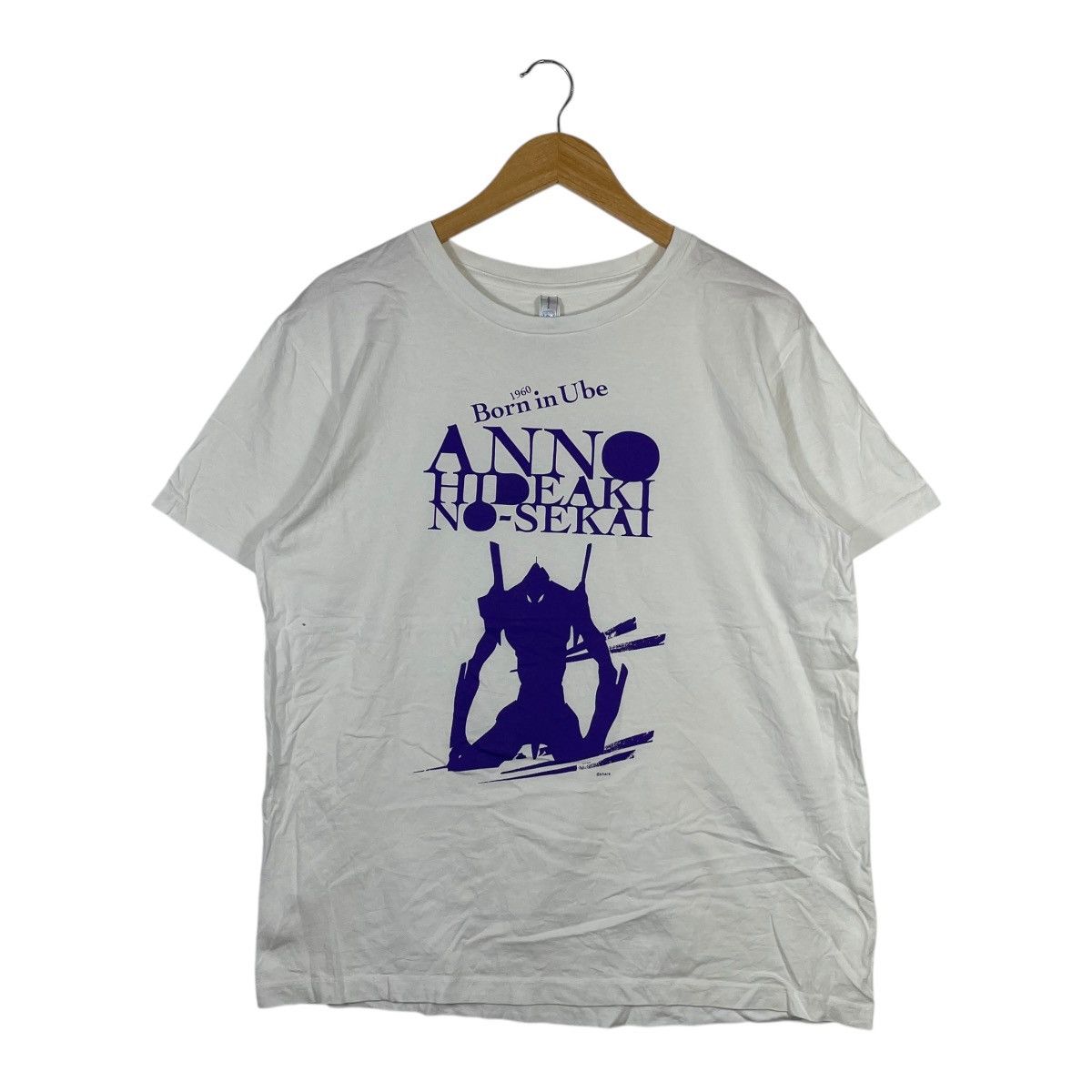 Japanese Brand Evangelion “Anno Hideaki no Sekai” Graphic T-Shirt Japanese Size US L / EU 52-54 / 3 - 1 Thumbnail