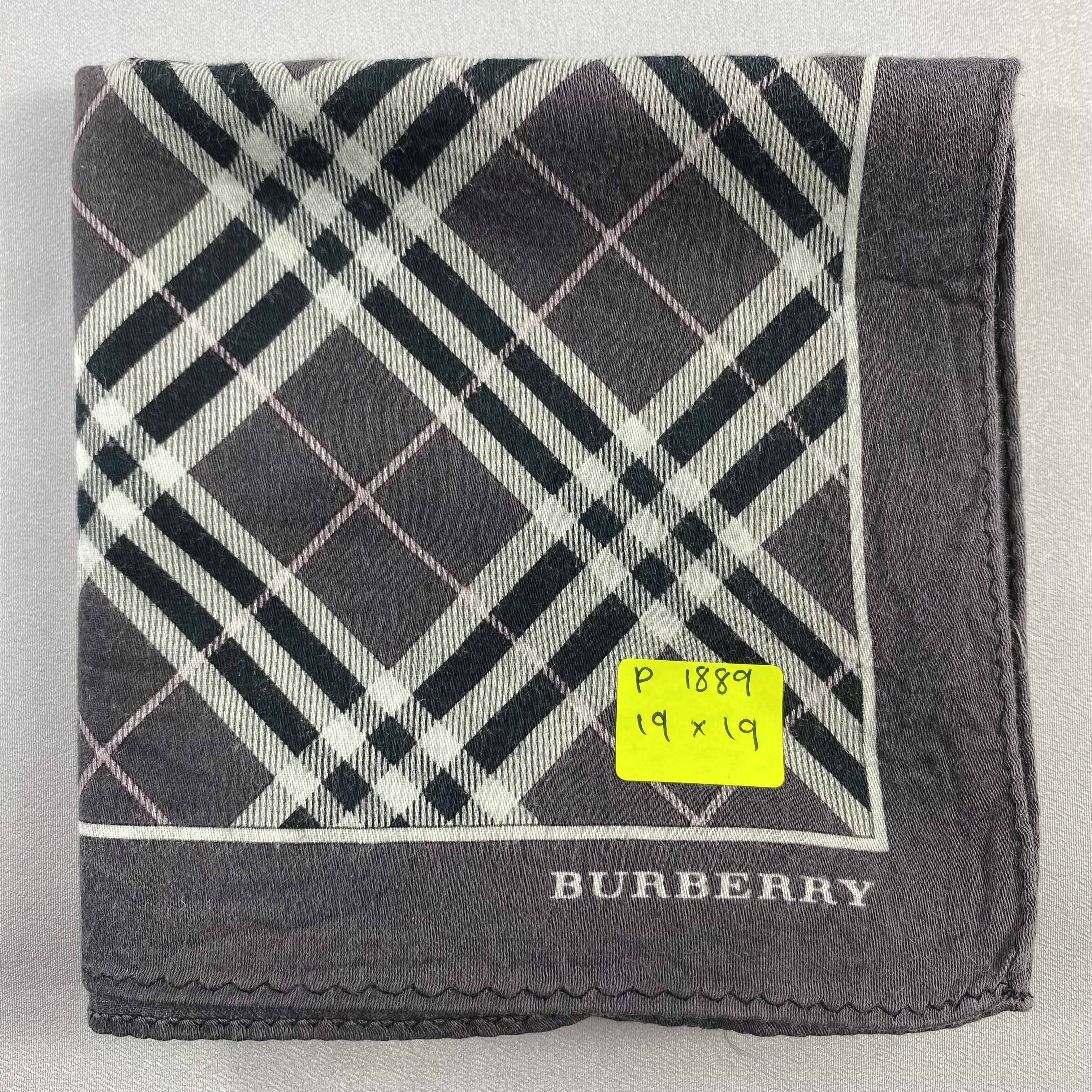 Burberry × Vintage Burberry Handkerchief / Neckerchief / Bandana-P1889 Size ONE SIZE - 6 Thumbnail