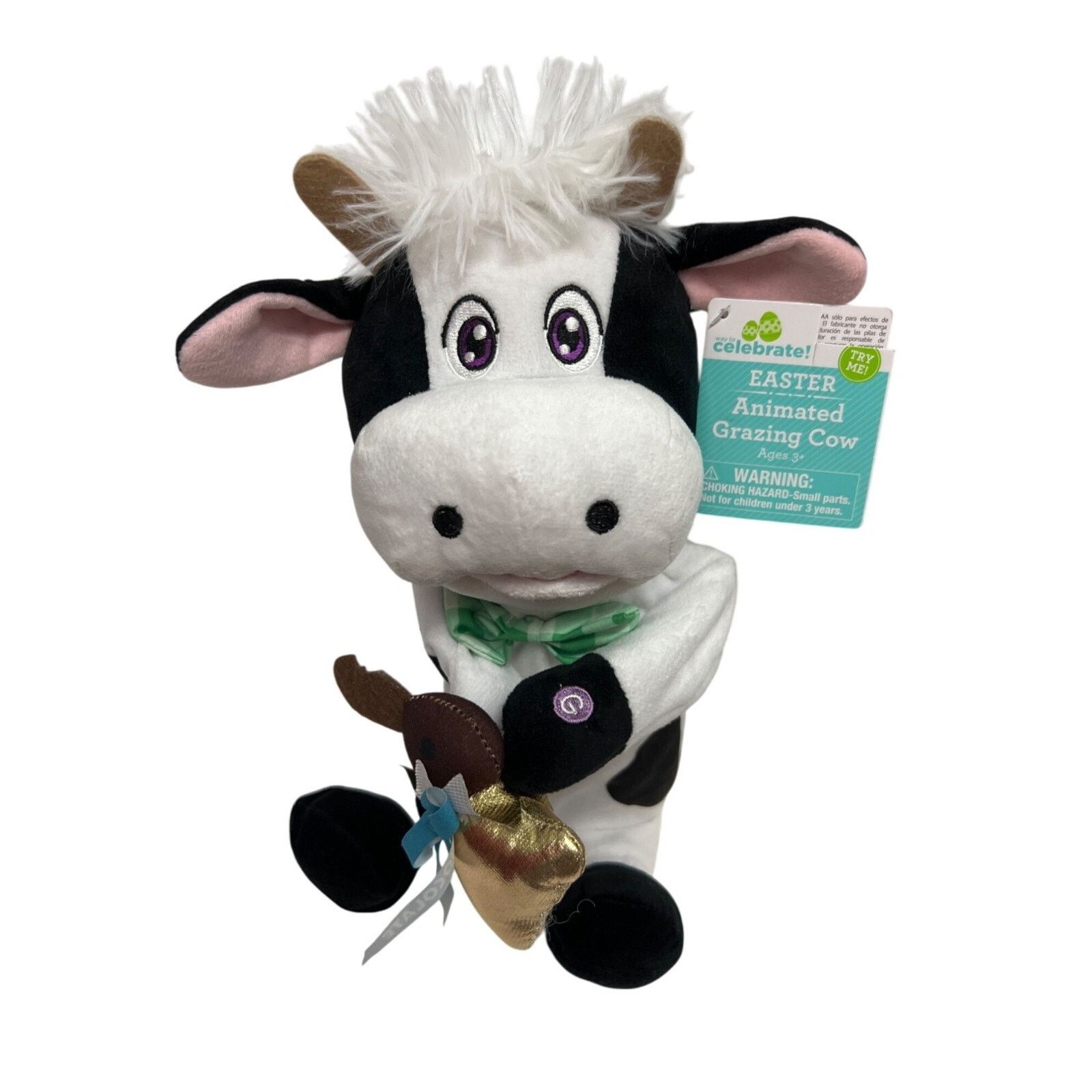 Other Animated Singing Easter Plush Funny Cow Animal Toy 11" New Size ONE SIZE - 1 Thumbnail