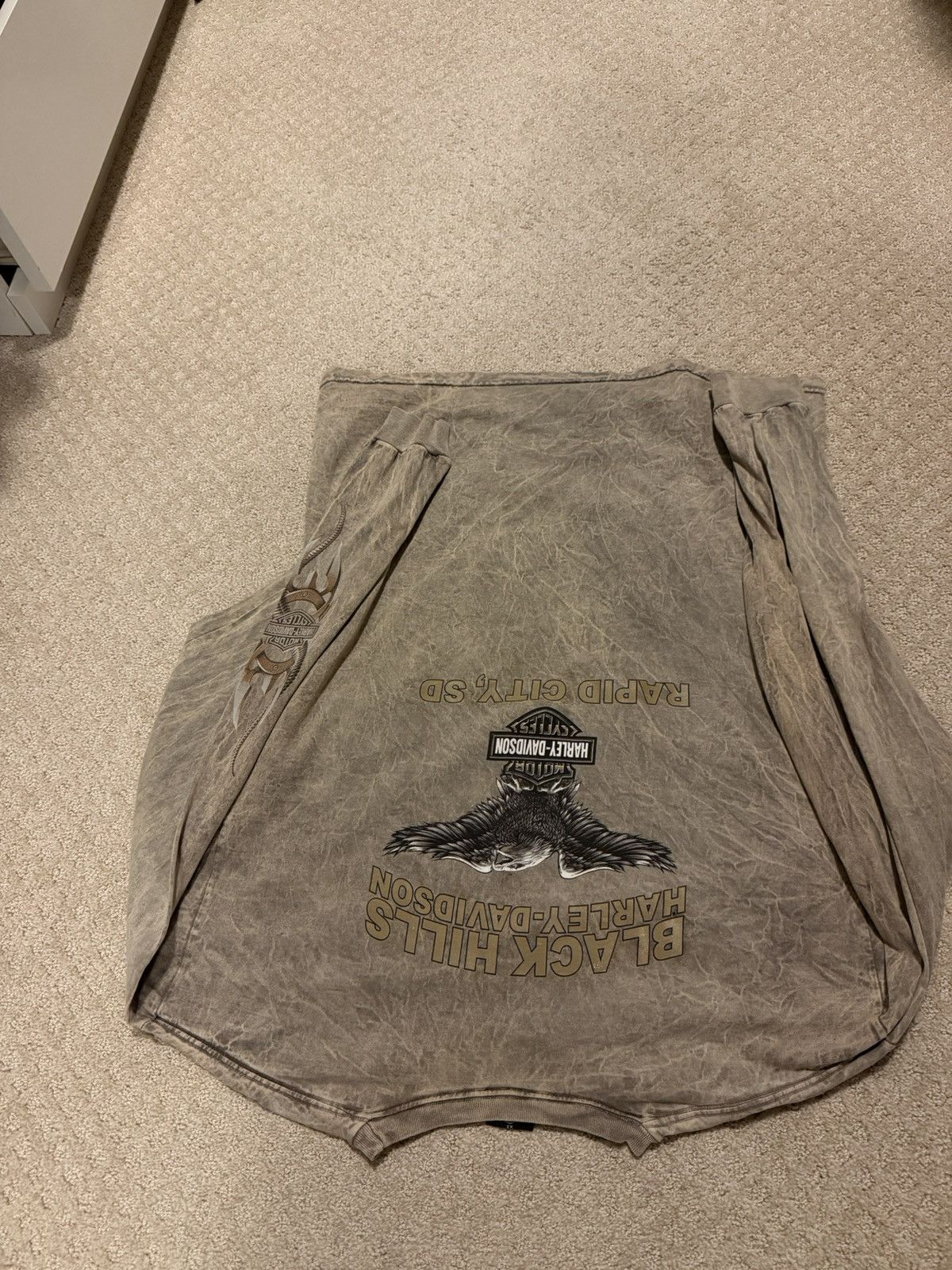 Harley Davidson SUPER FADED VINTAGE HARLEY TEE Size US XXL / EU 58 / 5 - 2 Thumbnail