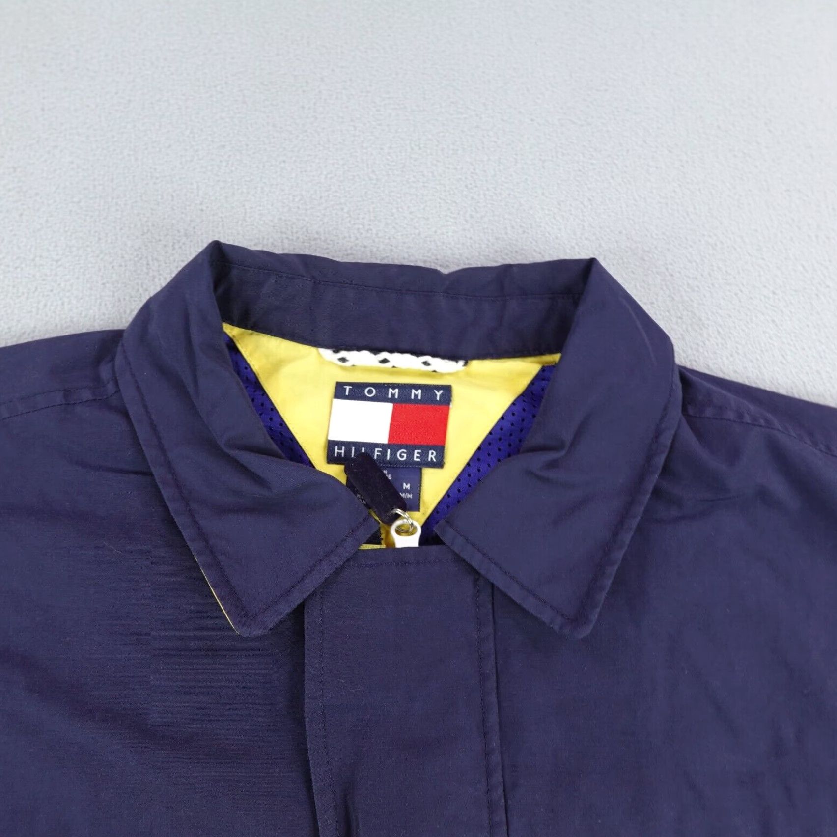 Tommy Hilfiger Vintage Tommy Hilfiger Jacket Men Medium Blue Utility Field Chore Cargo Coat 90s Size US M / EU 48-50 / 2 - 2 Thumbnail
