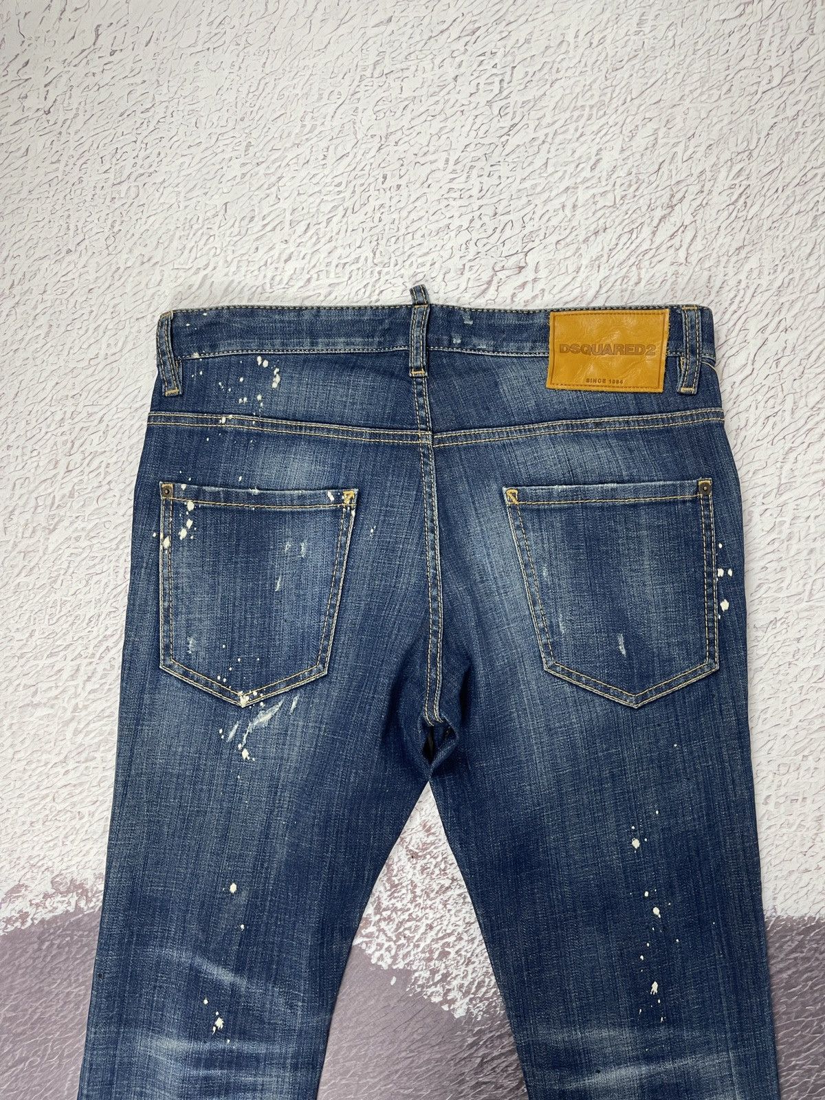 Dsquared2 DSQUARED2 cropped JEANS - SKATER JEAN distressed painted Size US 32 / EU 48 - 17 Thumbnail