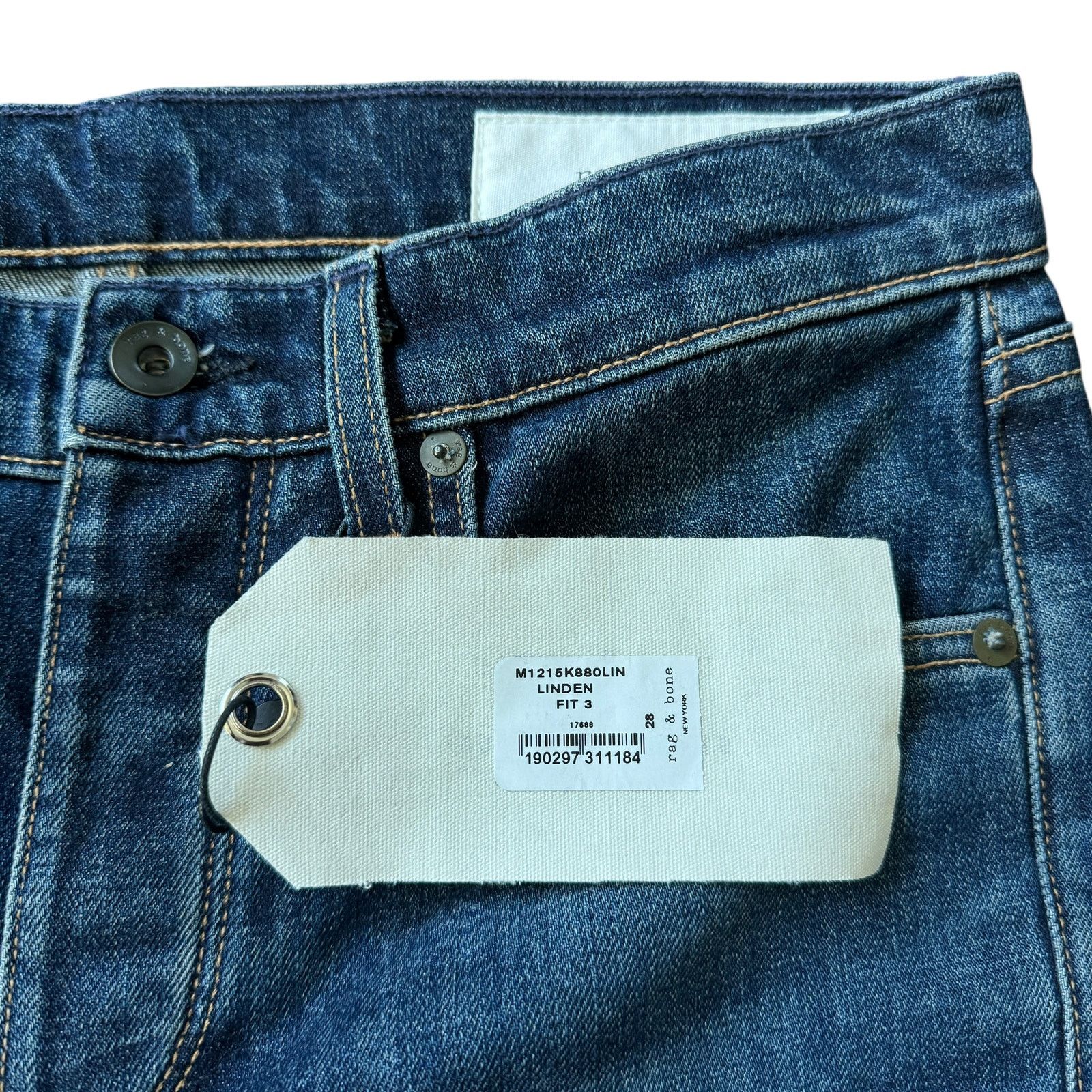 Rag & Bone NEW Rag & Bone Standard Issue Fit 3 Classic Jean Linden Wash Size US 28 / EU 44 - 5 Thumbnail