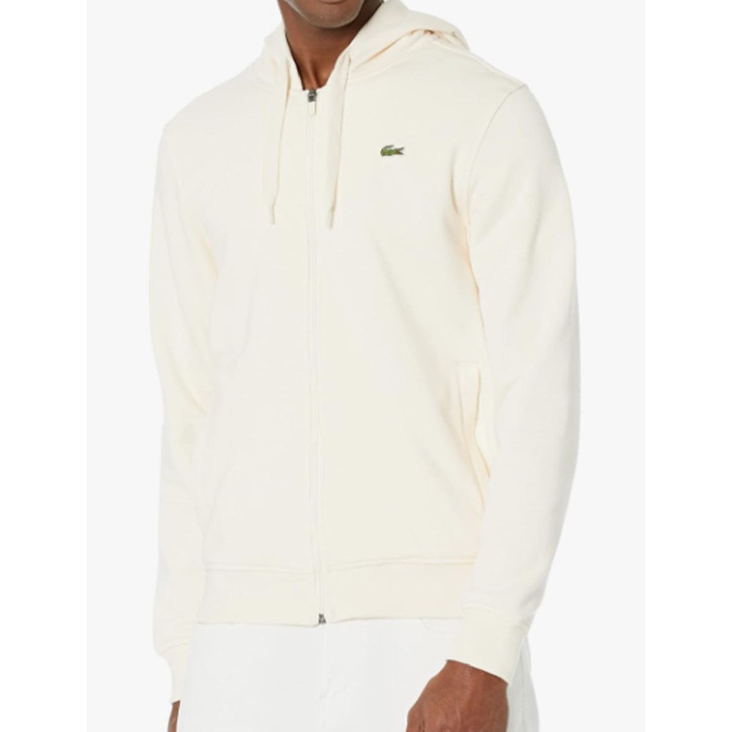 Lacoste Lacoste Long Sleeve Solid Color Sweatshirt Lapland White S Size US S / EU 44-46 / 1 - 1 Thumbnail