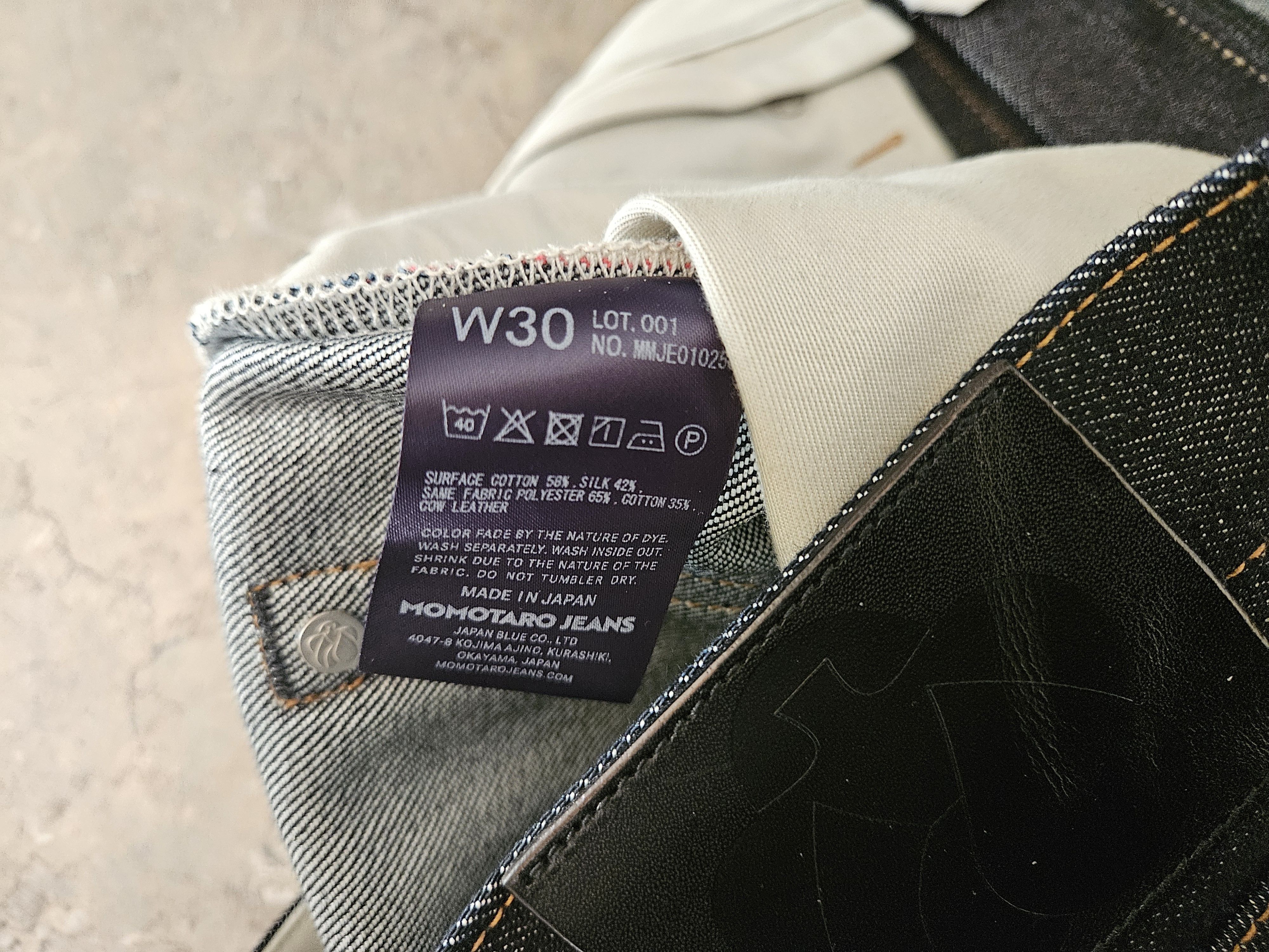 Momotaro Jeans Momotaro Jeans #100 SILK STRAIGHT Size US 30 / EU 46 - 5 Thumbnail