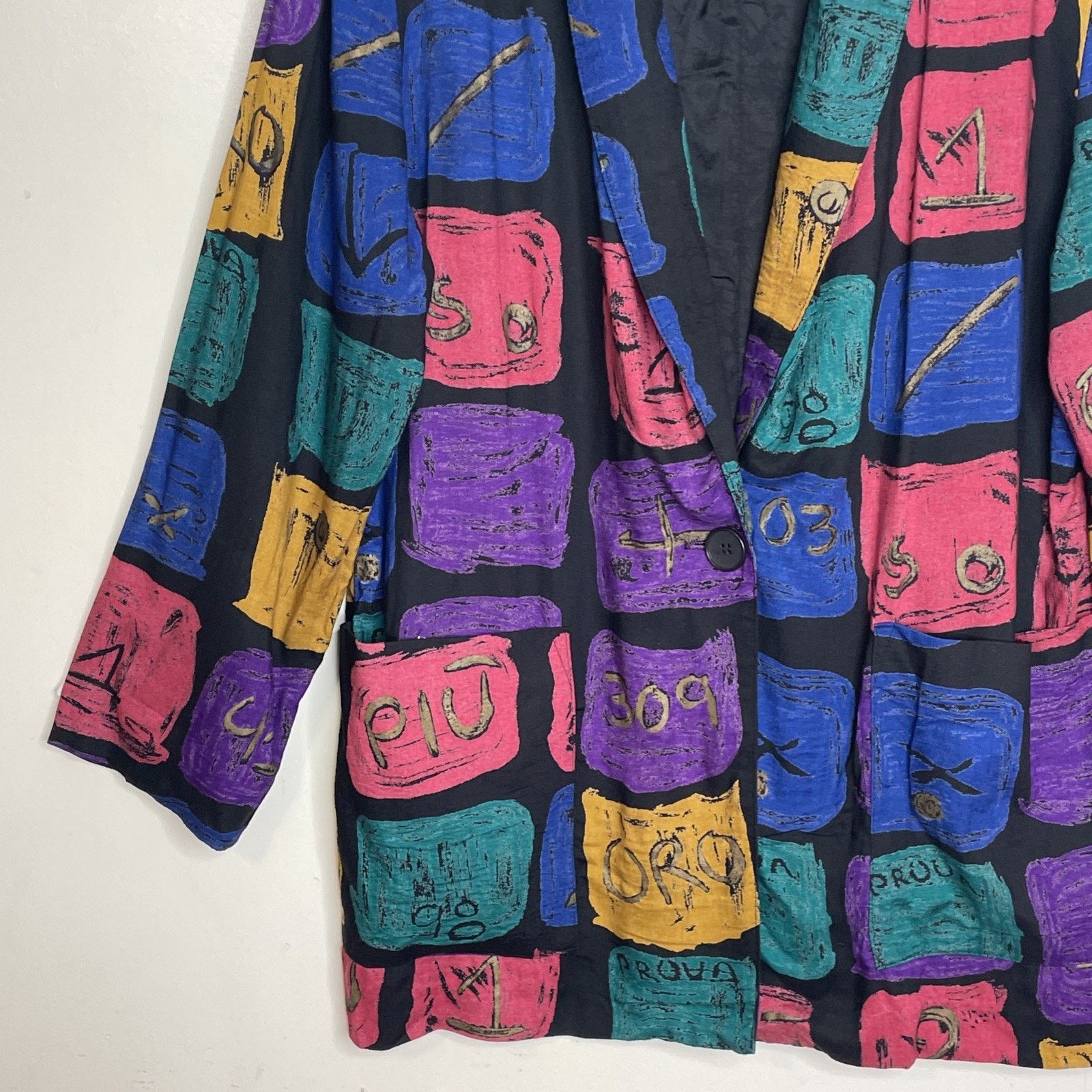 Other VTG KENSINGTON SQUARE size PM Blazer Eclectic Artsy Made USA Size M / US 6-8 / IT 42-44 - 4 Thumbnail