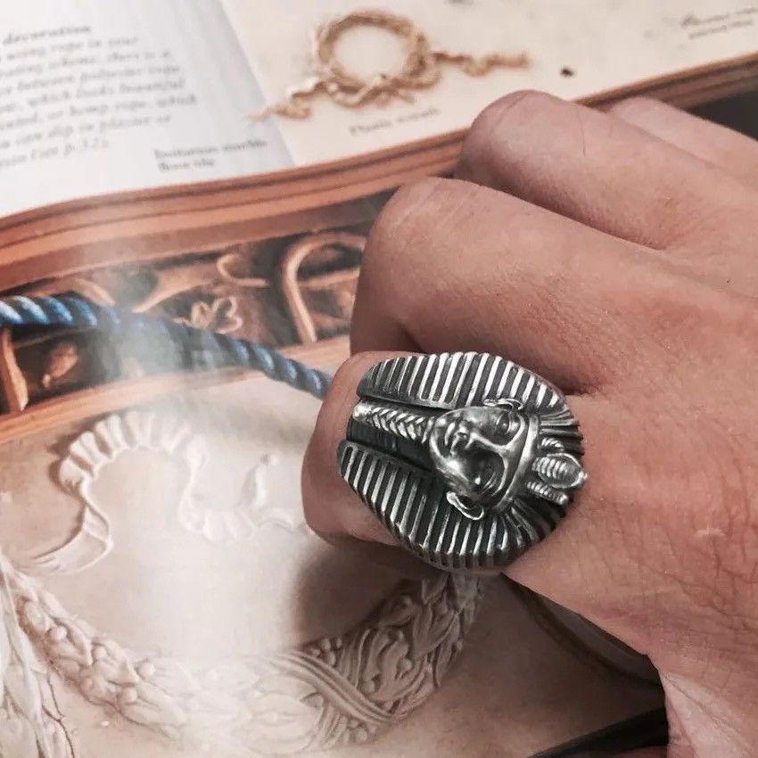 Vintage Egypt Tutankhamun Ancient Pharaoh Ring | Grailed